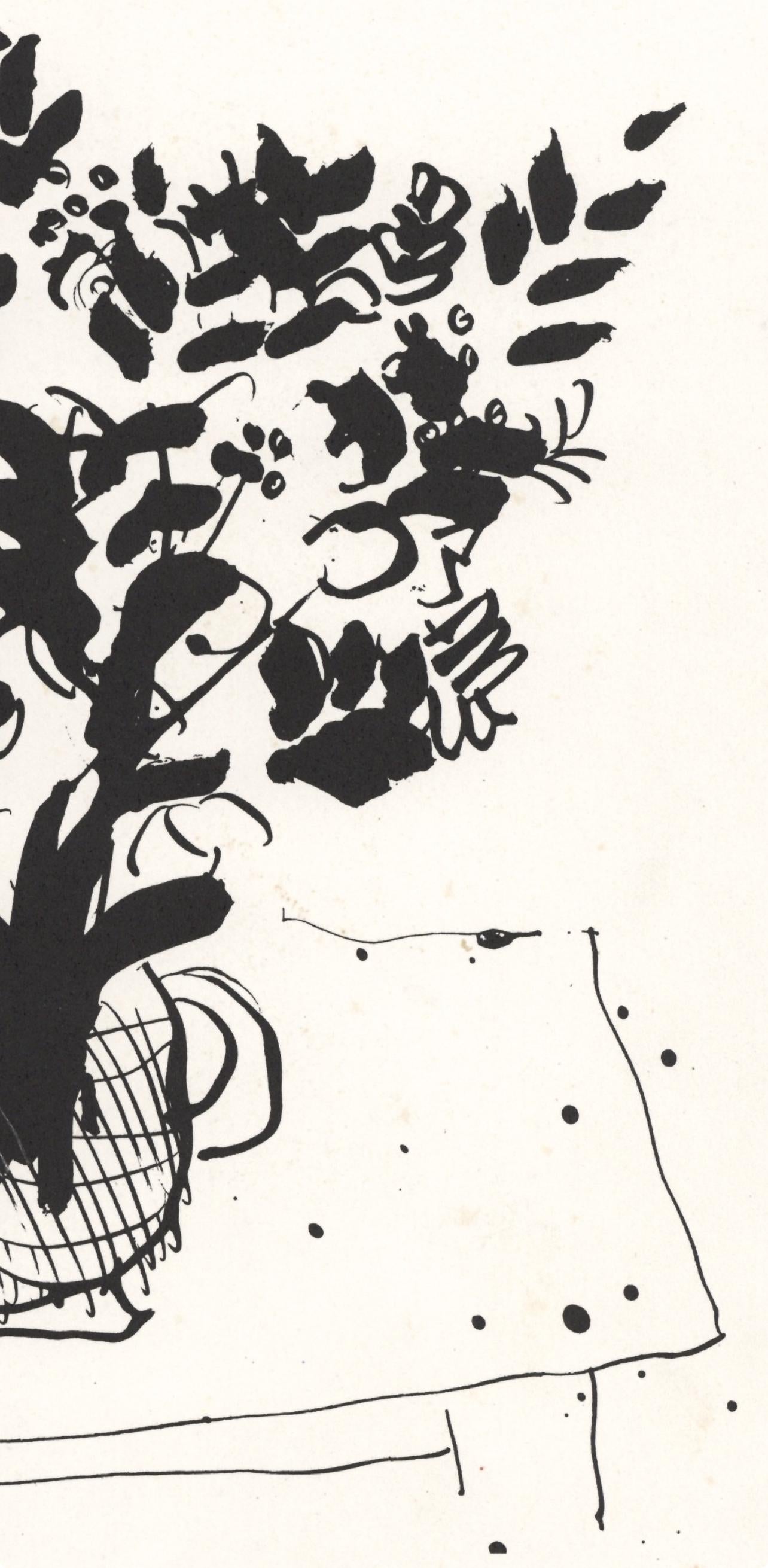 Marc Chagall, Composition (Cramer 91), Derrière le miroir, Limited Edition Lithograph