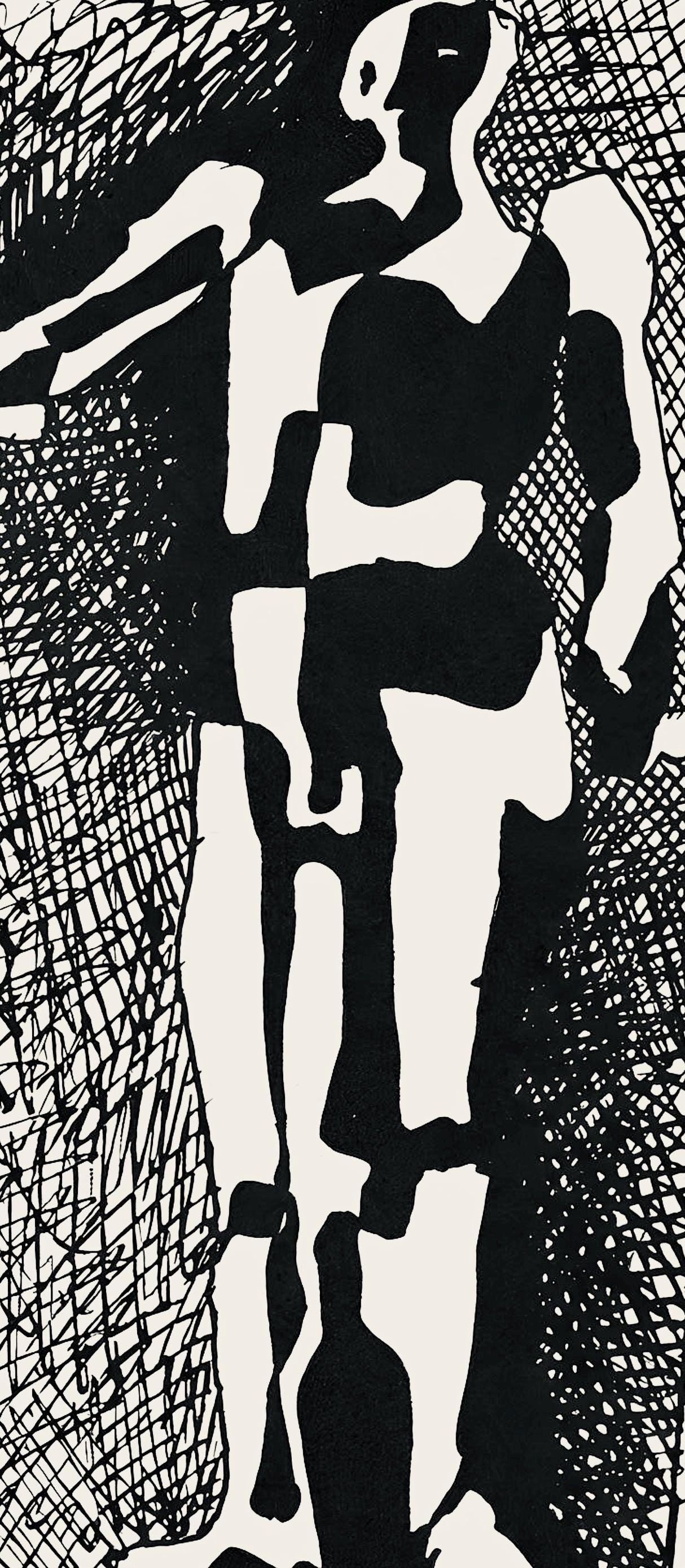 Pablo Picasso, Composition (Monod 10485), Hélène chez Archive de Illustrations de Pablo Picasso, Limited Edition Woodcut