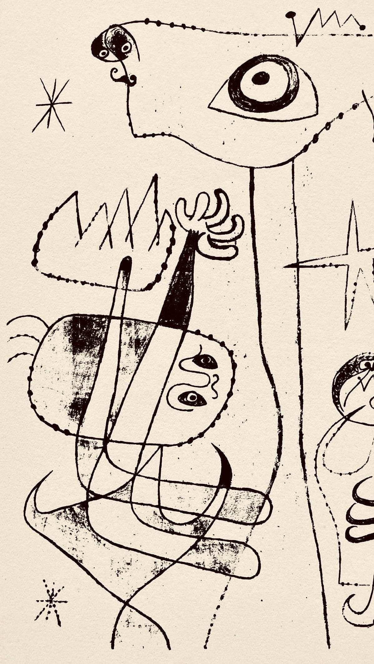 Joan Miró, Composition, The Prints of Joan Miro, Limited Edition Etching