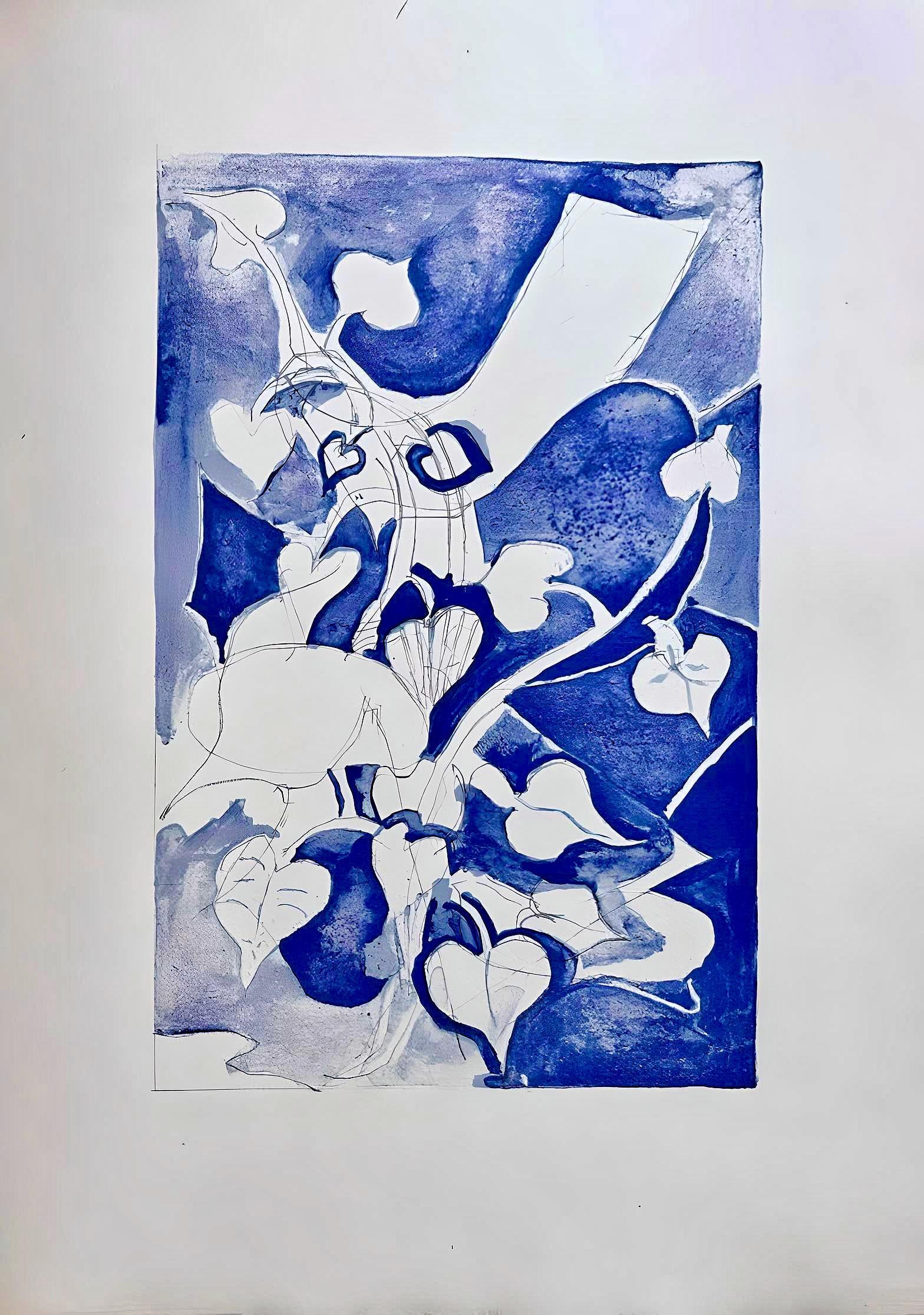 Georges Braque, Composition (Vallier 102), Les Paroles Transparentes, Limited Edition Lithograph