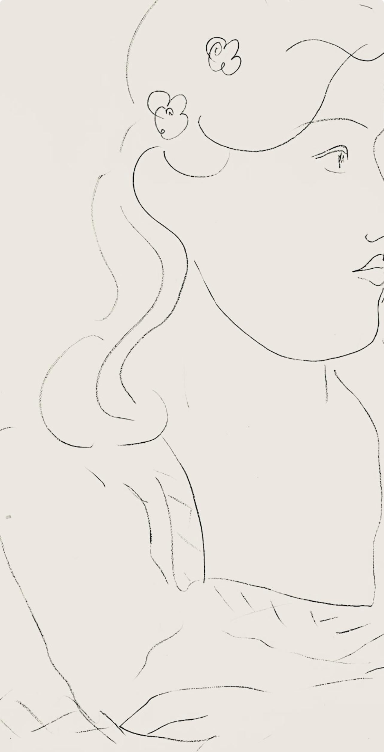 Henri Matisse, Série O, var. 9 (Duthuit 9), Henri Matisse, Dessins, Thèmes et variations, Limited Edition Lithograph