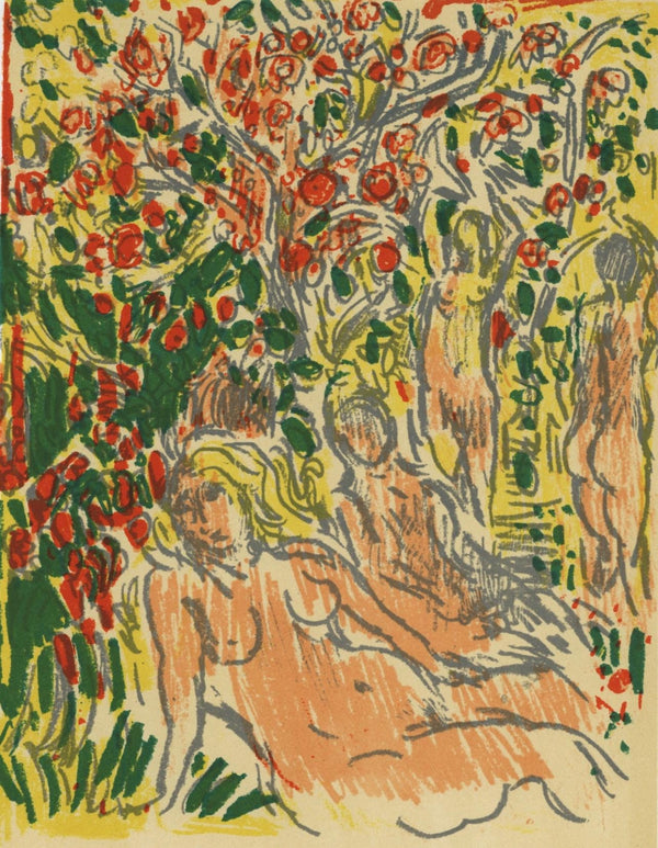 André Cottavoz, Composition, L'Odyssée, Limited Edition Lithograph