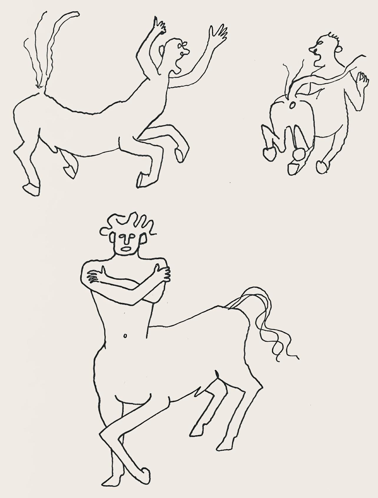 Alexander Calder, Composition, A Bestiary, Limited Edition Letterpress Print
