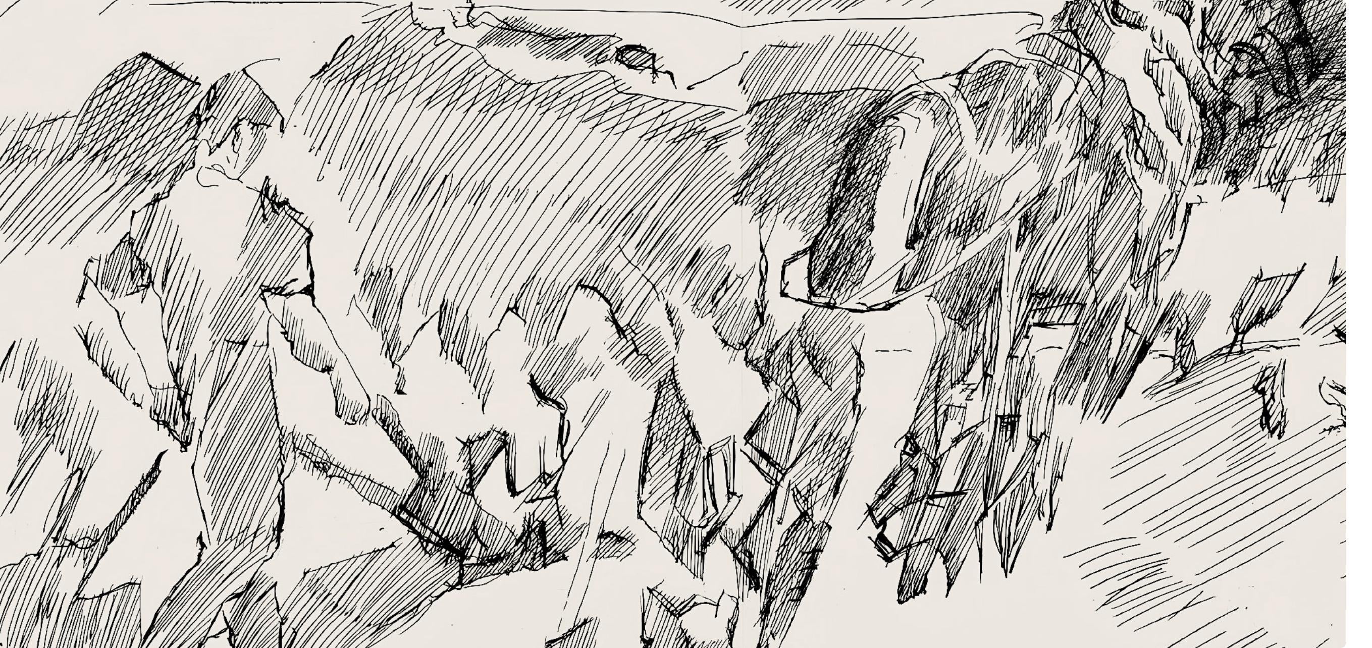 Jacques Villon, Composition (Ginestet/Pouillon 42-64), Hésiode, Les Travaux et les Jours, Limited Edition Etching