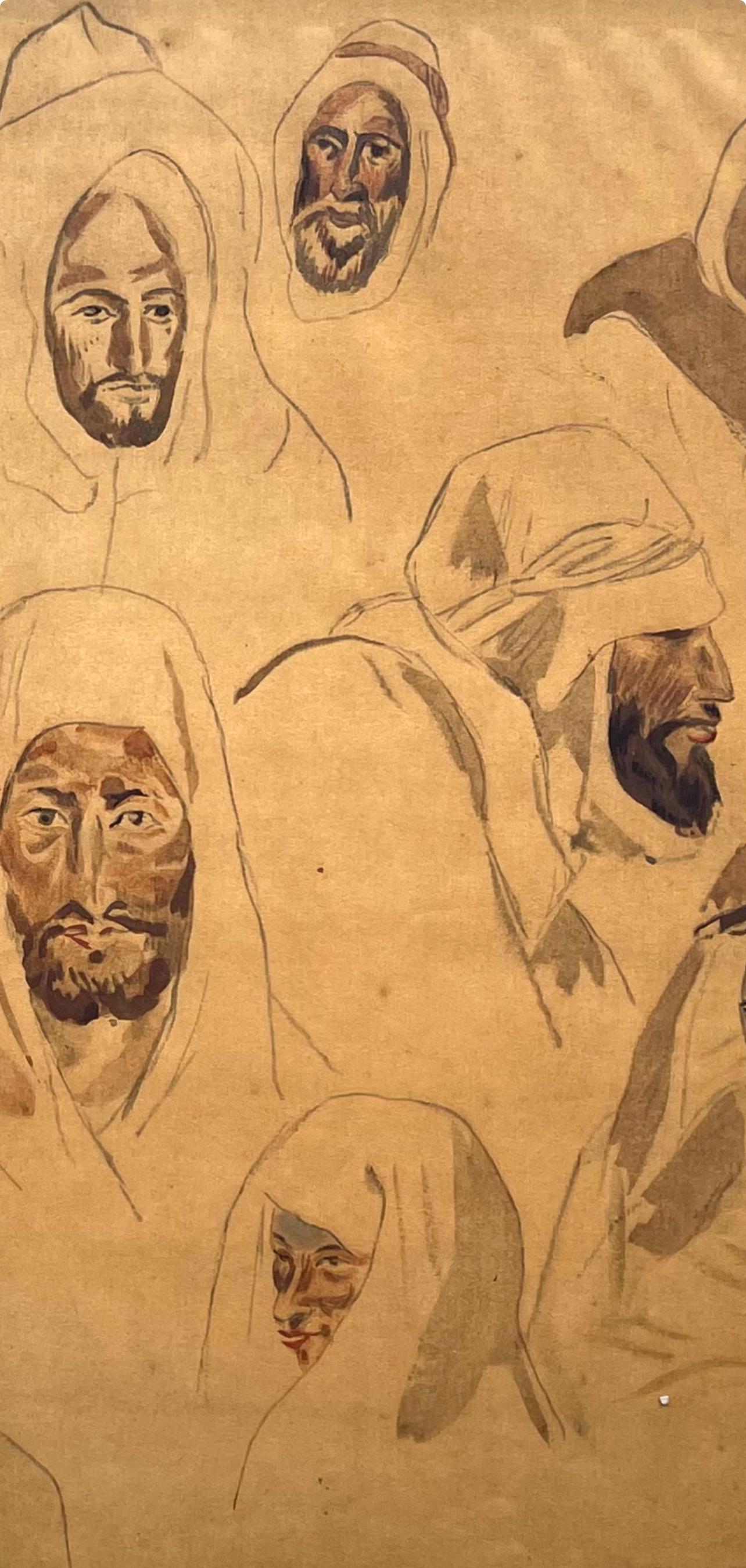Eugène Delacroix, Composition, Trente et un Dessins et Aquarelles du Maroc, Limited Edition Lithograph