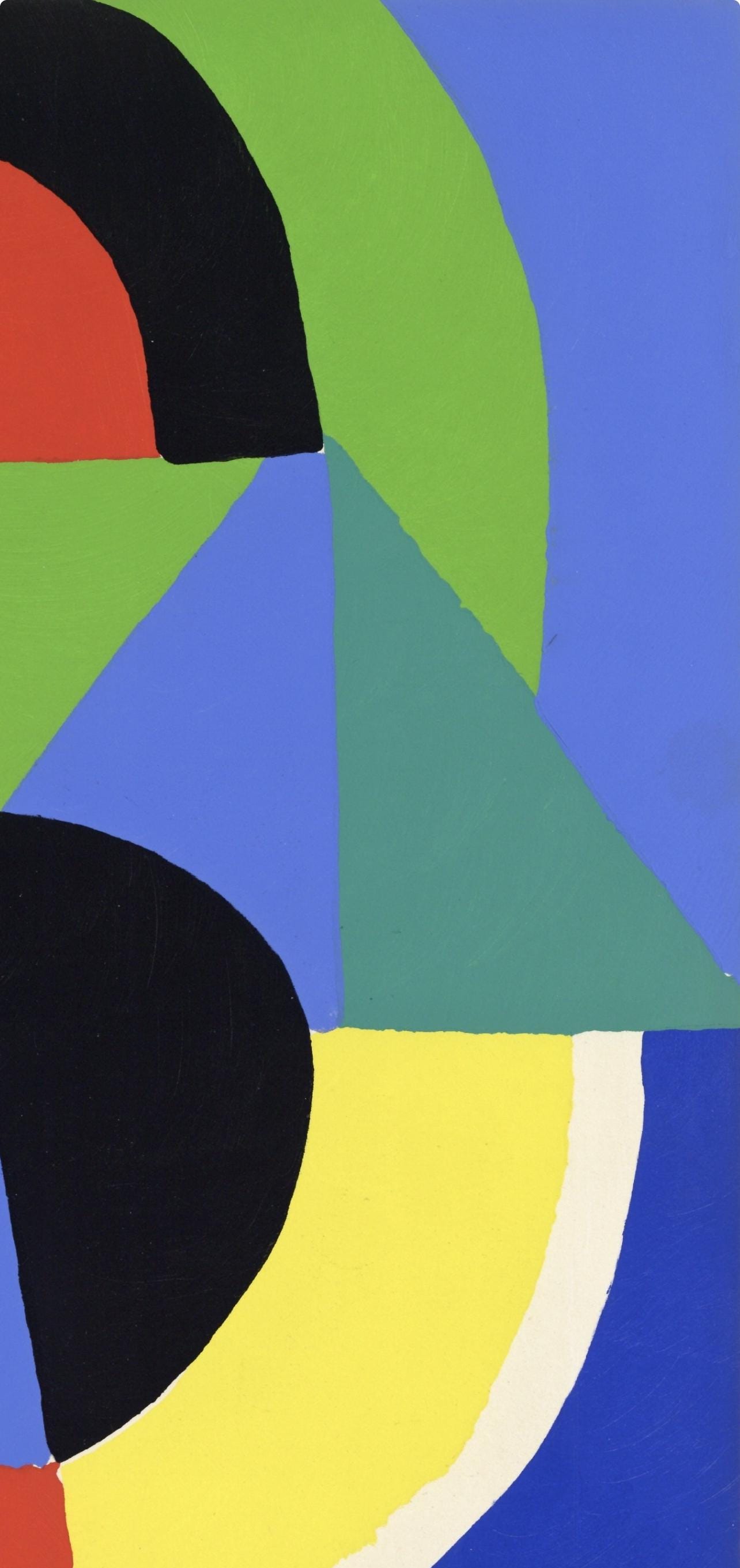Sonia Delaunay, Composition, XXe siècle, Limited Edition Lithograph