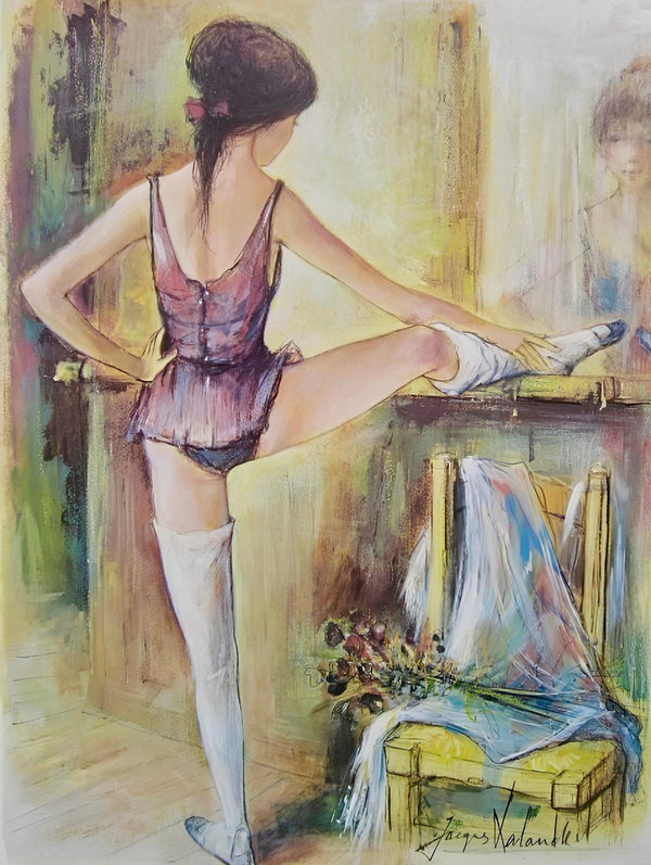 Jacques Lalande, La répétition, Original Edition Offset Lithograph