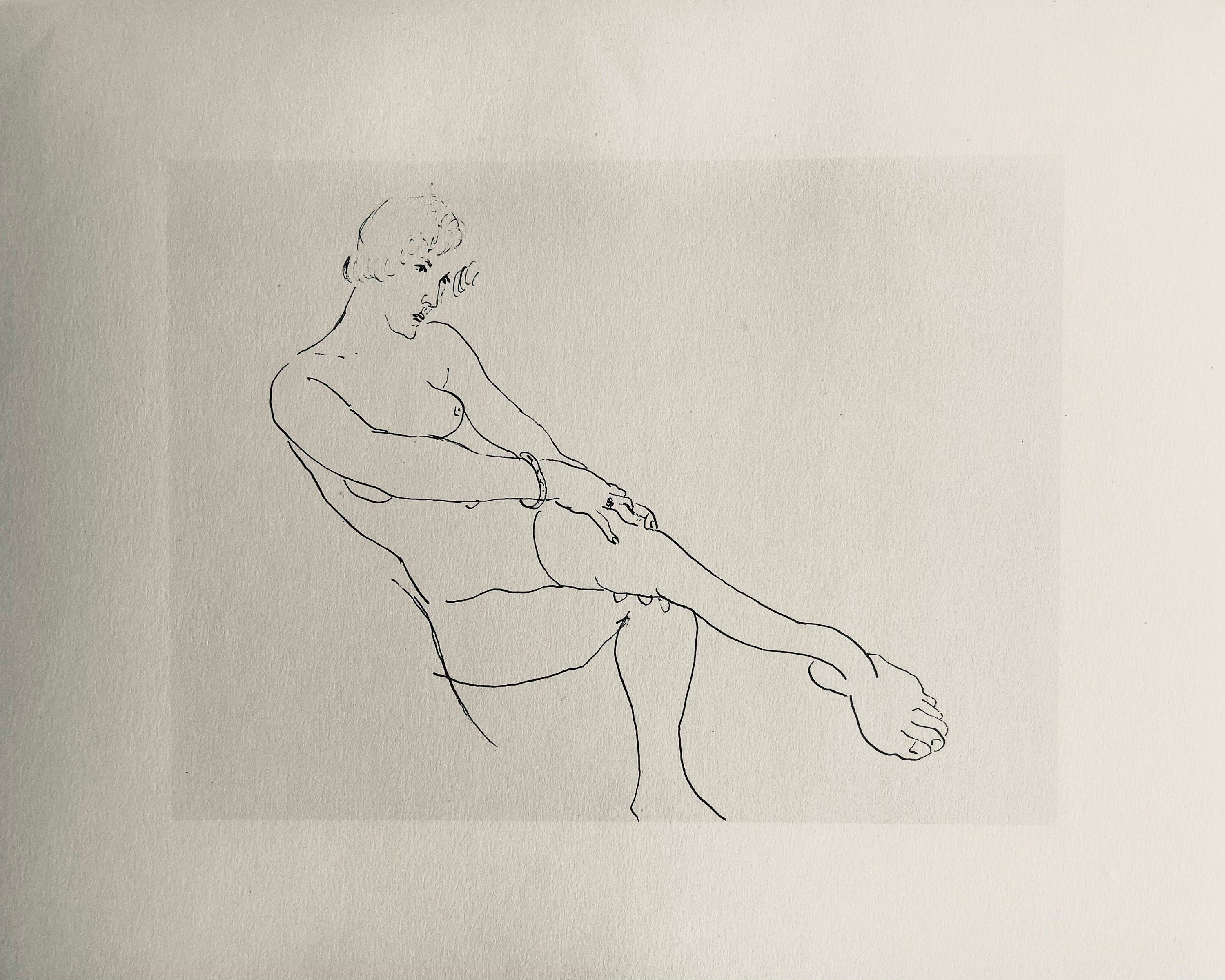 Henri Matisse, Composition (Dutel 3), Dessins de Henri-Matisse, Limited Edition Lithograph