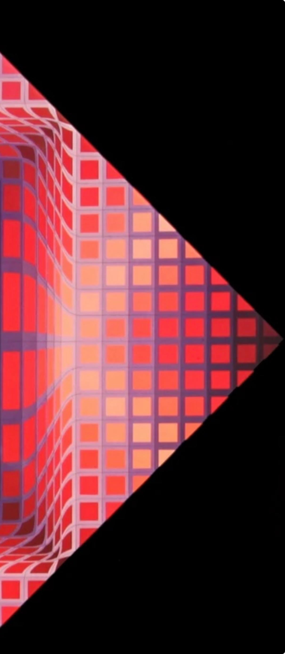 Victor Vasarely, Composition, Damier, Limited Edition Héliogravure