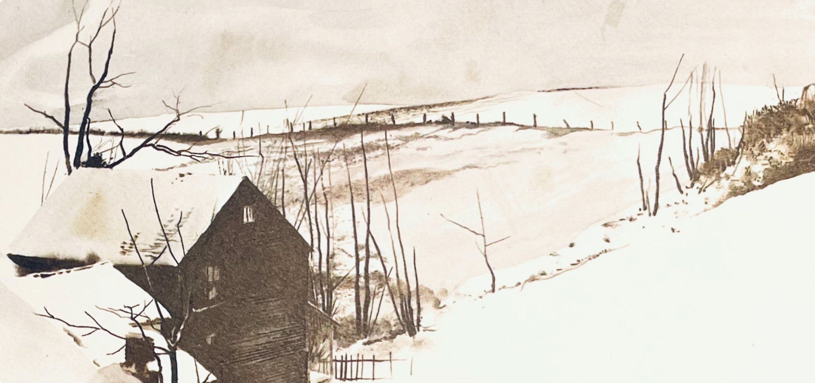 Andrew Wyeth, The Corner, The Four Seasons, Limited Edition Lithograph