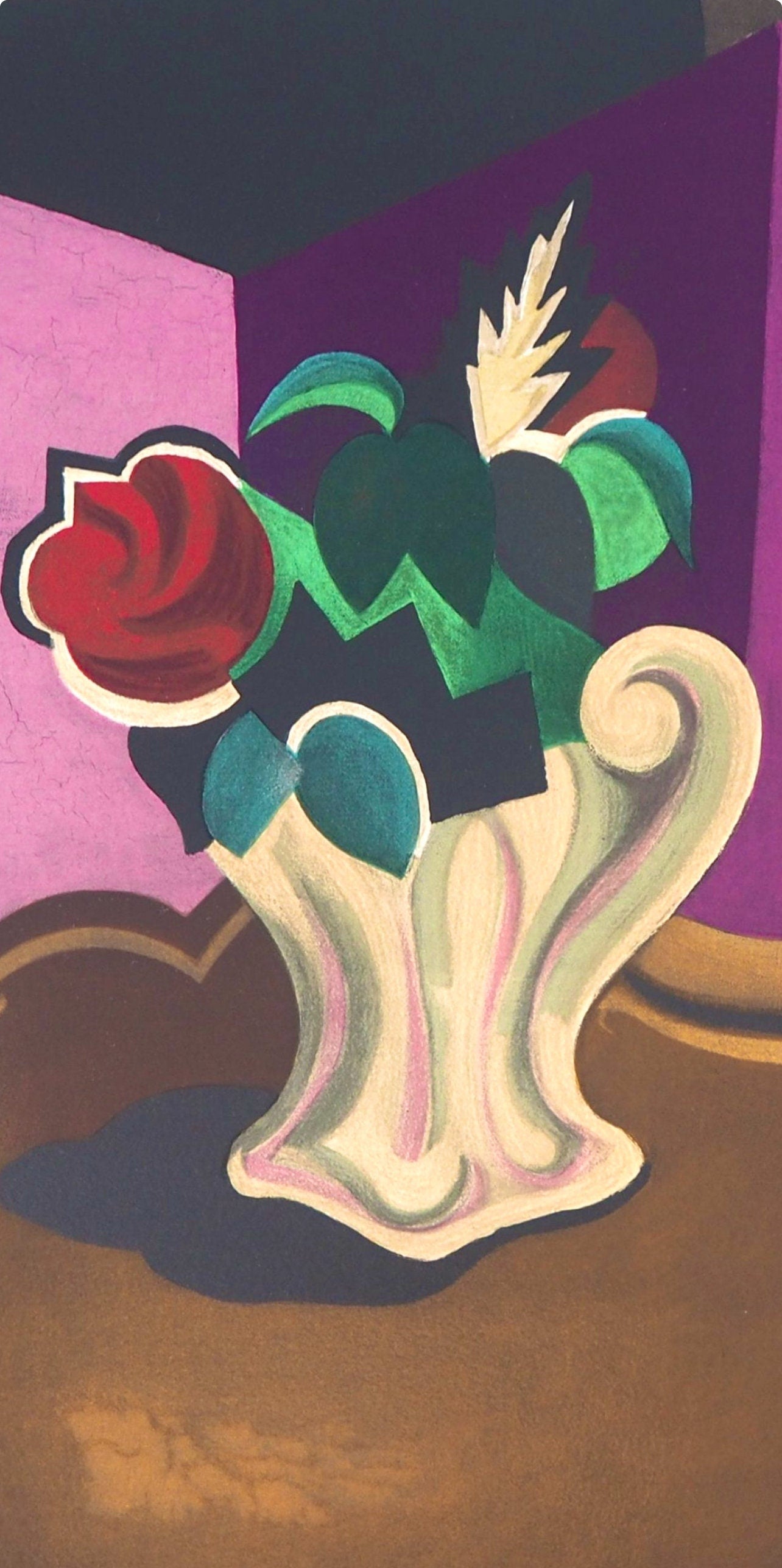 Roger de La Fresnaye, La table Louis-Philippe, Roger de La Fresnaye, Collection Pierre Lévy, Limited Edition Lithograph