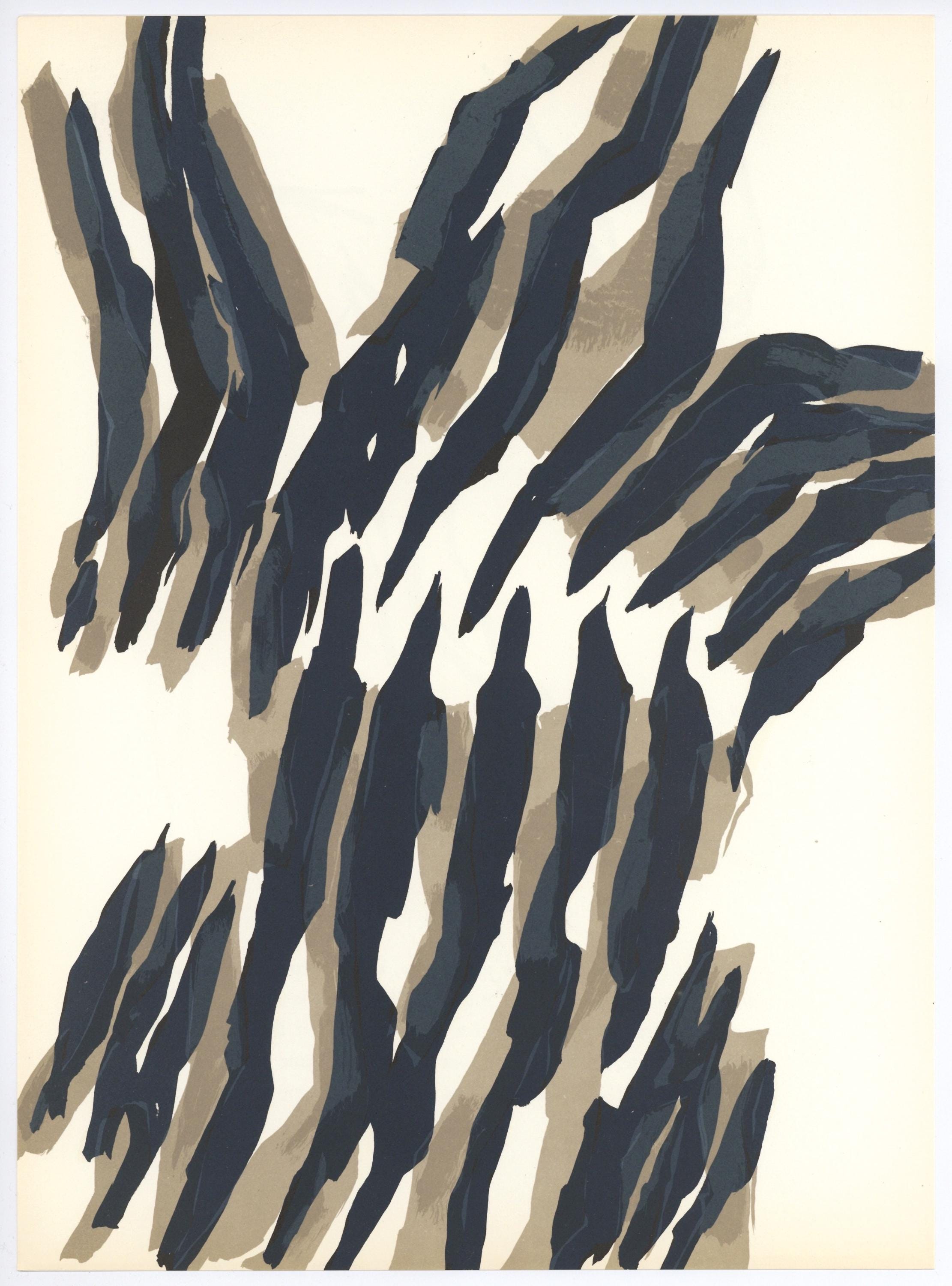 Raoul Ubac, Composition, Derrière le miroir, Limited Edition Lithograph