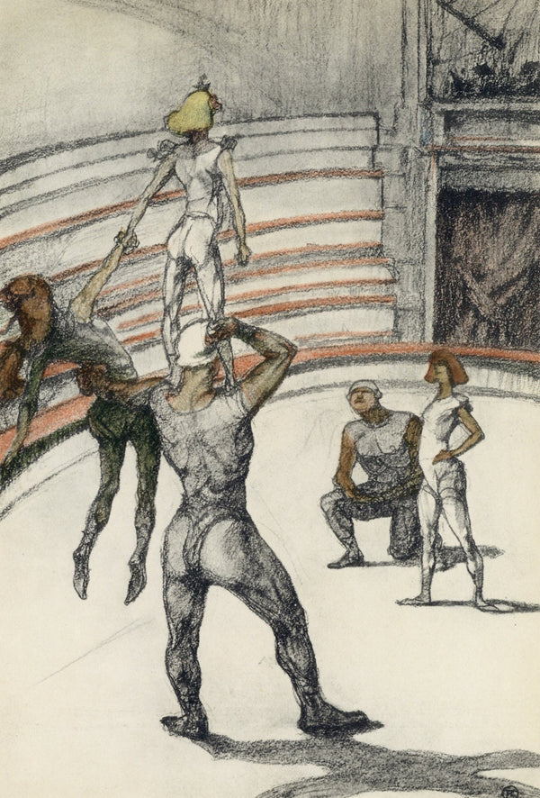 Henri de Toulouse-Lautrec, Travail de tapis, The Circus by Toulouse-Lautrec, Limited Edition Lithograph
