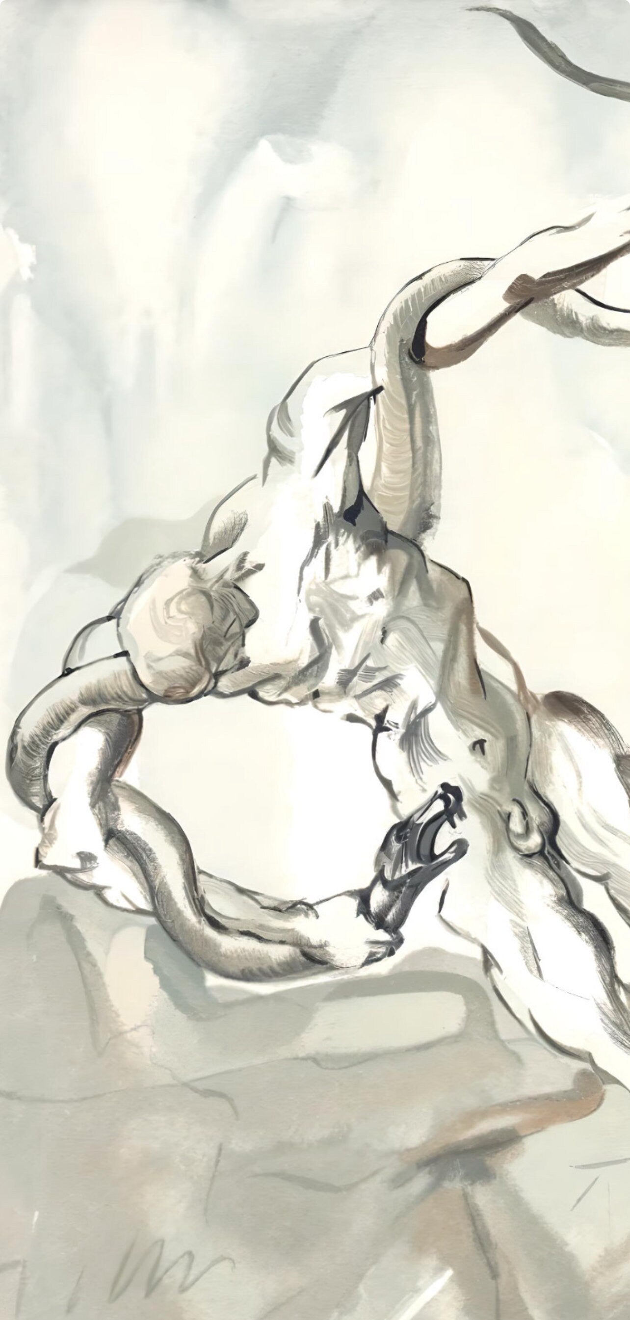 Salvador Dali, The Punishment of Vanni Fucci (Michler/Löpsinger 1039-1138; Field 189-200), La Divine Comédie, Limited Edition Woodcut