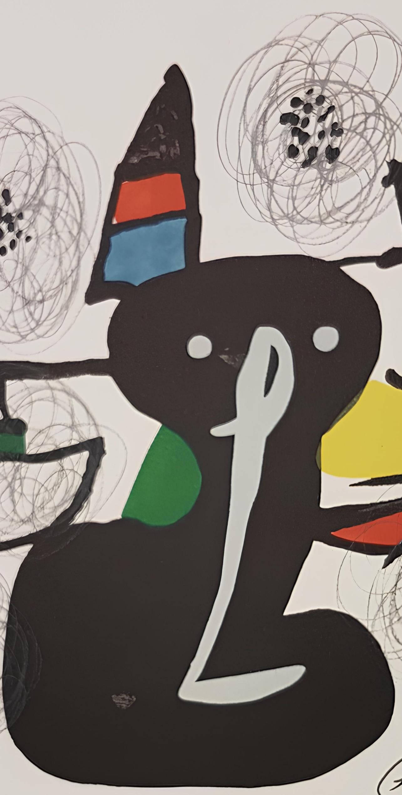 Joan Miró, Composition (Mourlot 1212-1225; Cramer 248), La mélodie acide, Limited Edition Lithograph