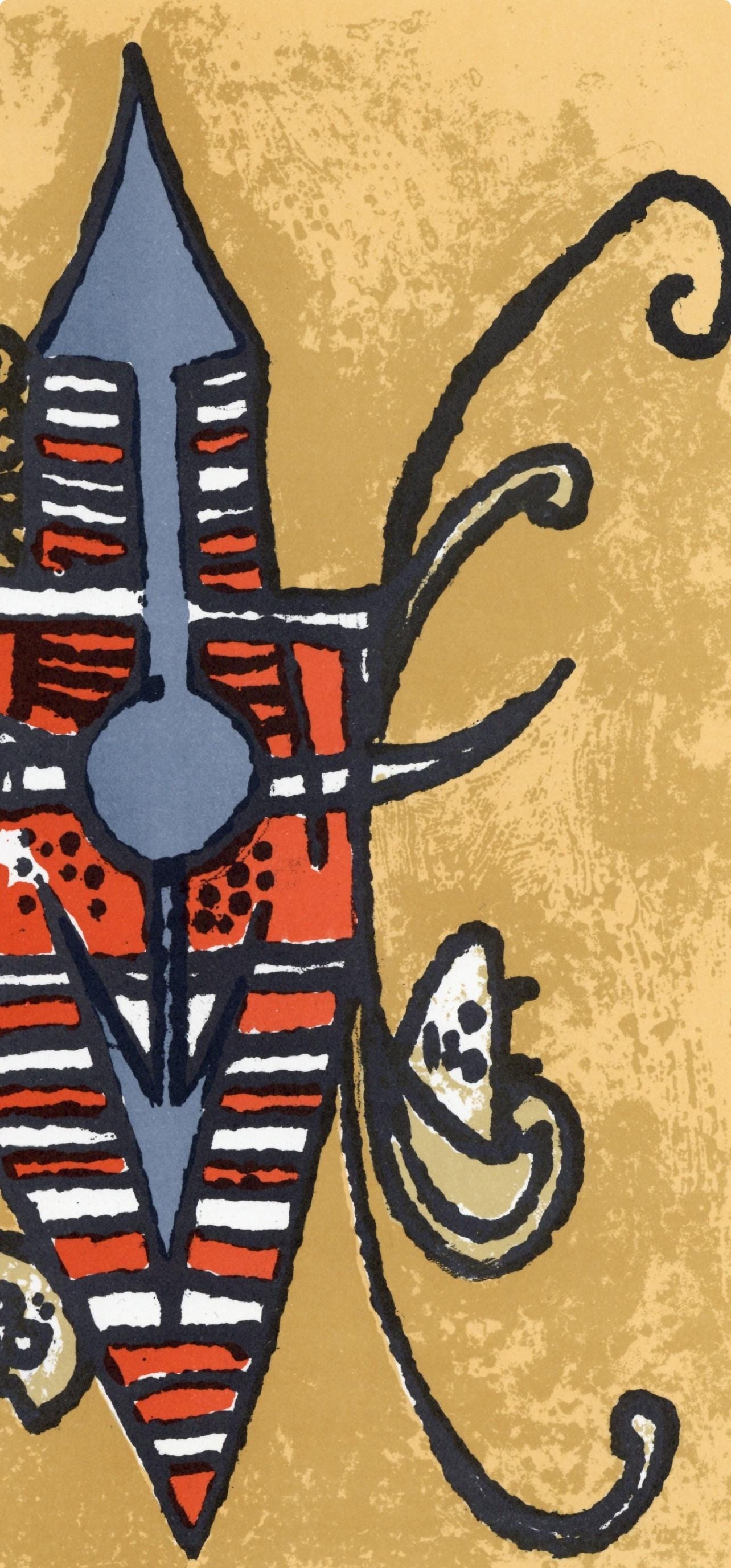 Wifredo Lam 林飛龍, Les affinites ambigues, XXe siècle, Limited Edition Lithograph