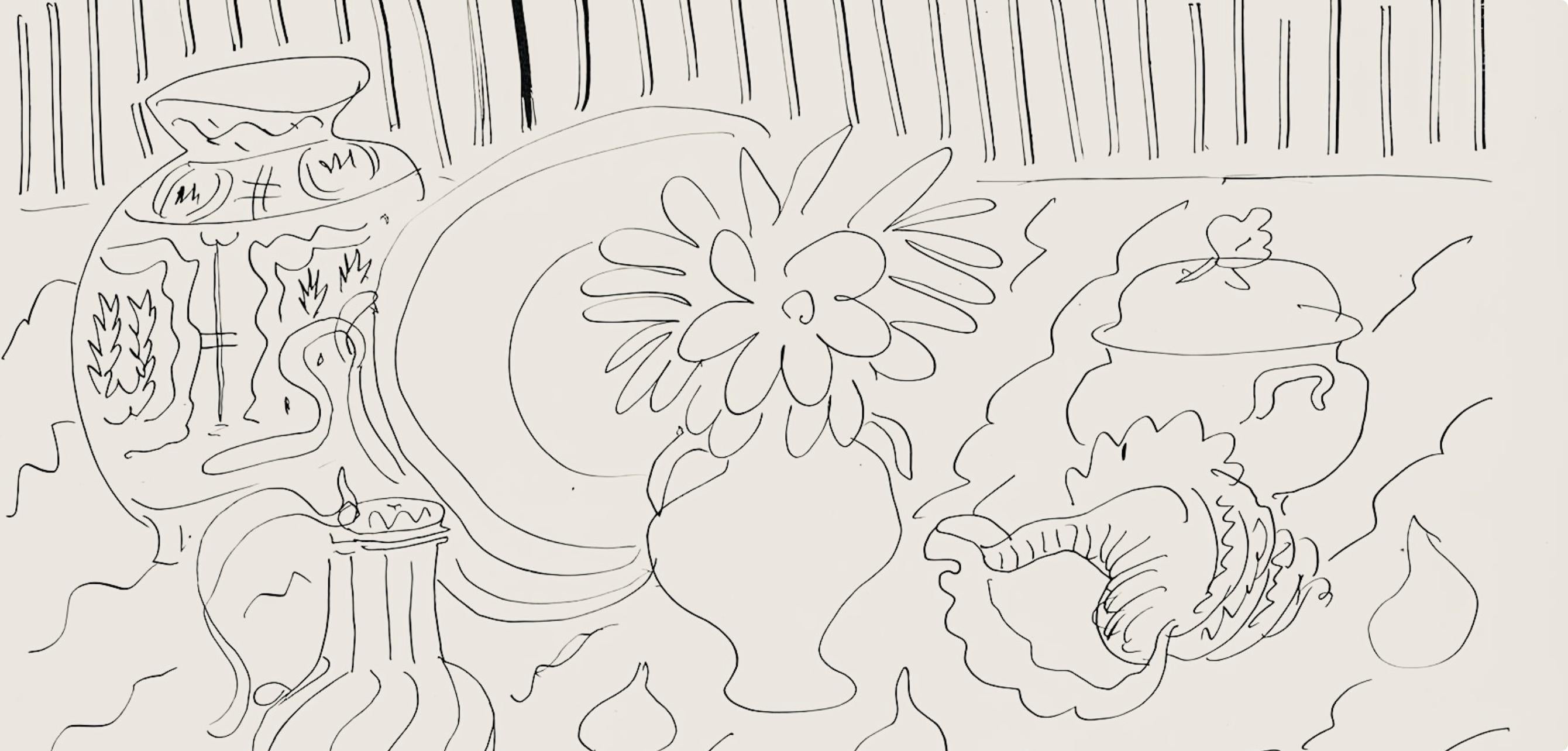 Henri Matisse, Série G, var. 2 (Duthuit 9), Henri Matisse, Dessins, Thèmes et variations, Limited Edition Lithograph