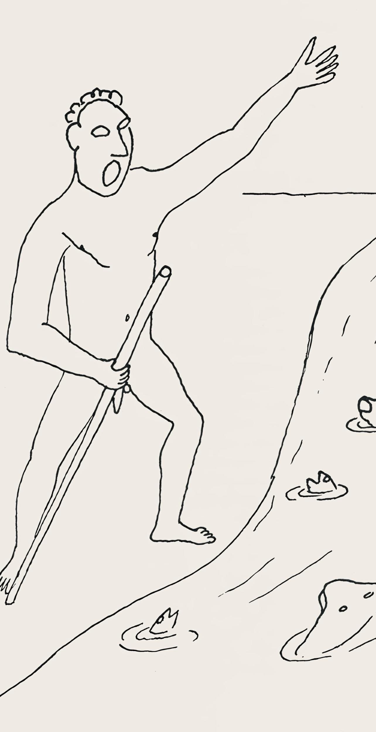 Alexander Calder, Composition, A Bestiary, Limited Edition Letterpress Print