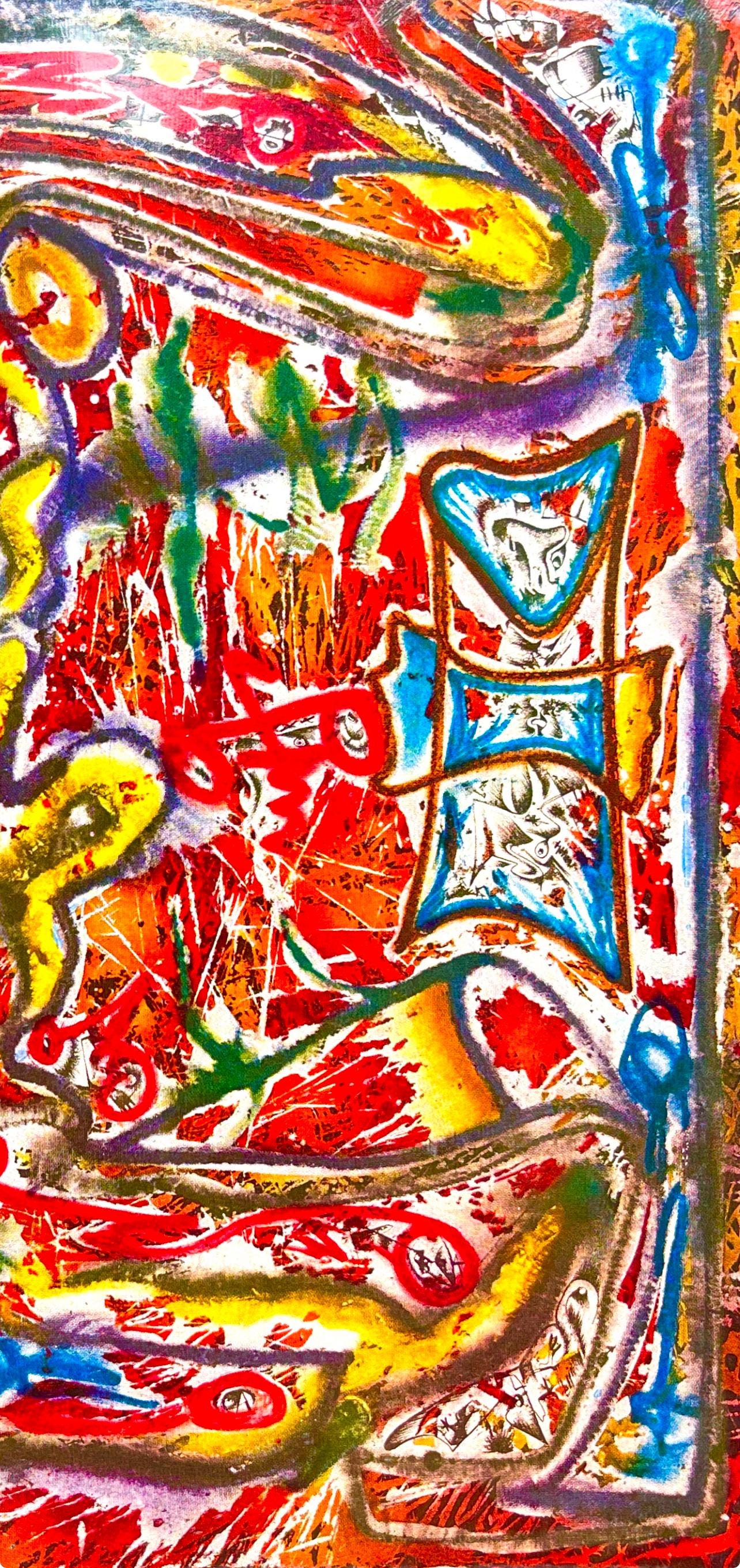 Alfonso Ossorio, Composition, Peintures initiatiques d'Alfonso Ossorio, Limited Edition Lithograph