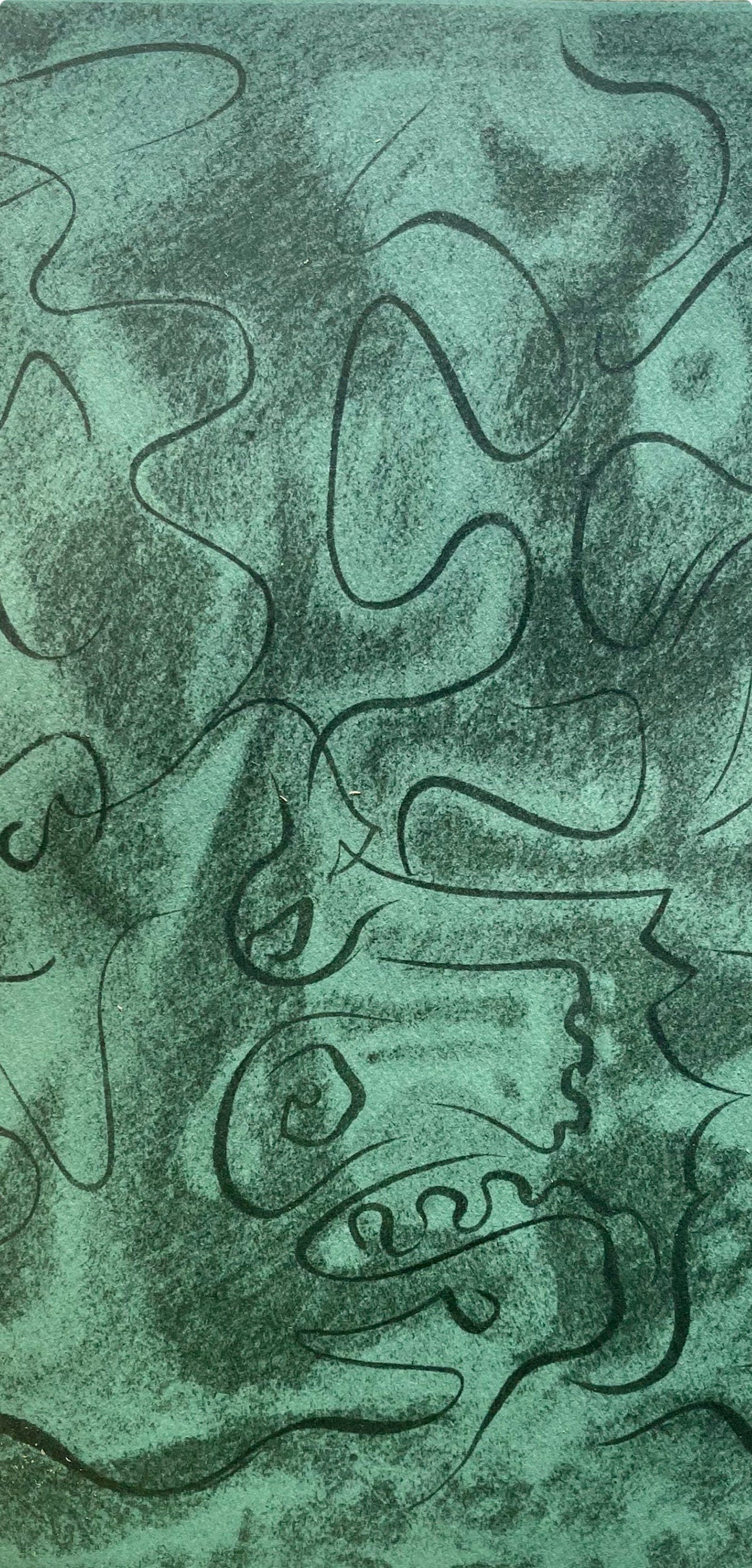 André Masson, Crâne d'élan dans la forêt, Masson Dessins, Limited Edition Lithograph