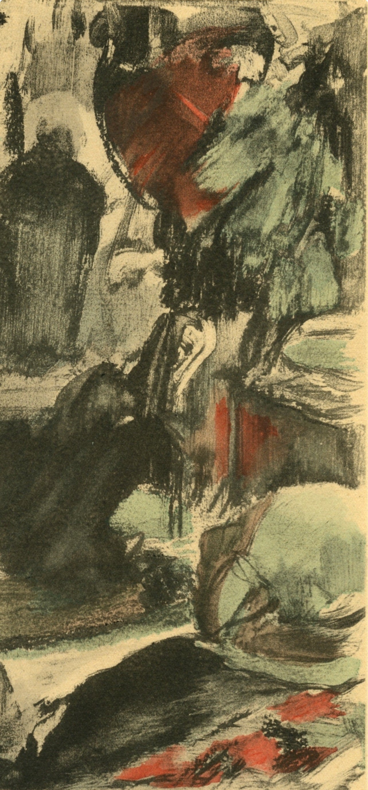 Edgar Degas, Famille Cardinal, E. Degas Monotypes, Limited Edition Monotype