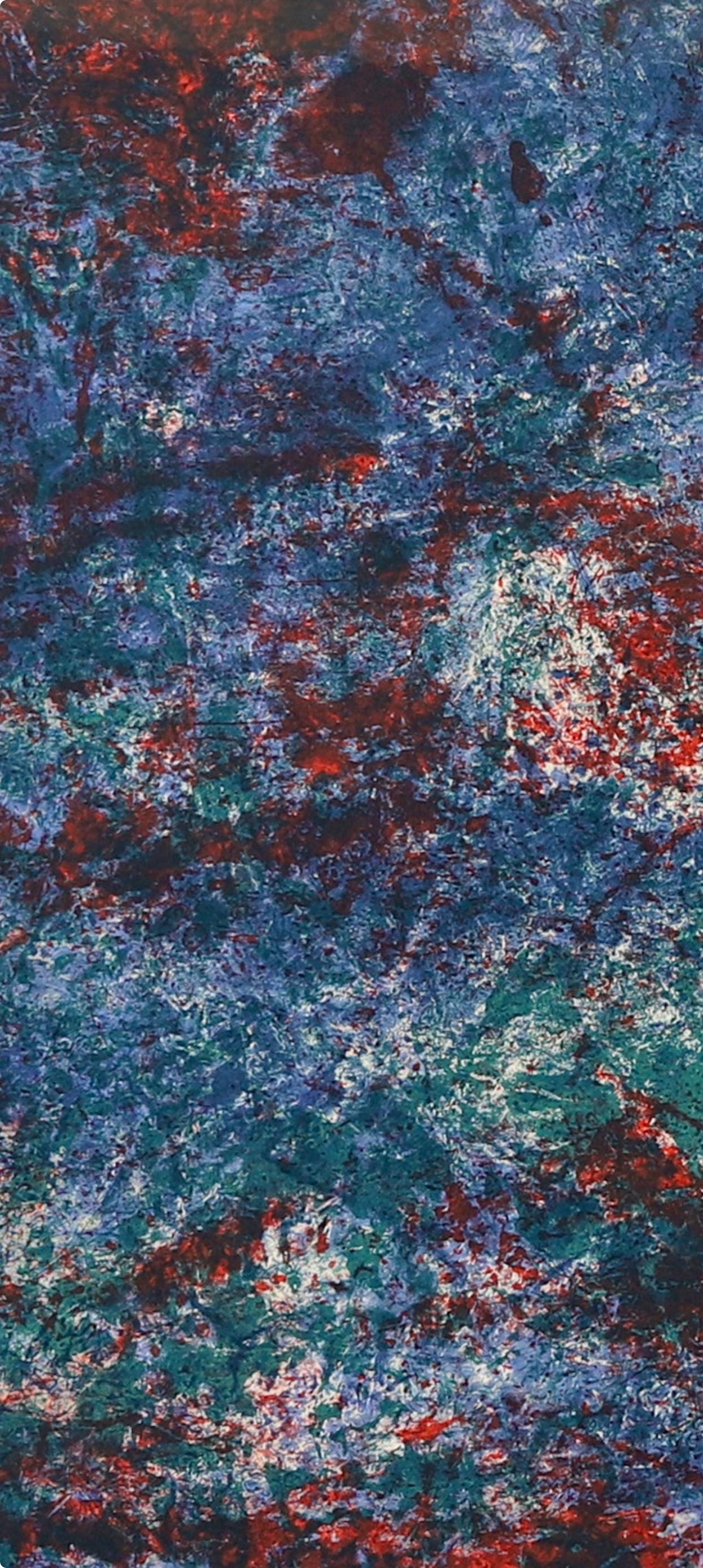 François Fiedler, Composition, Hommage à Aimé et Marguerite Maeght, Derrière le miroir, Limited Edition Lithograph