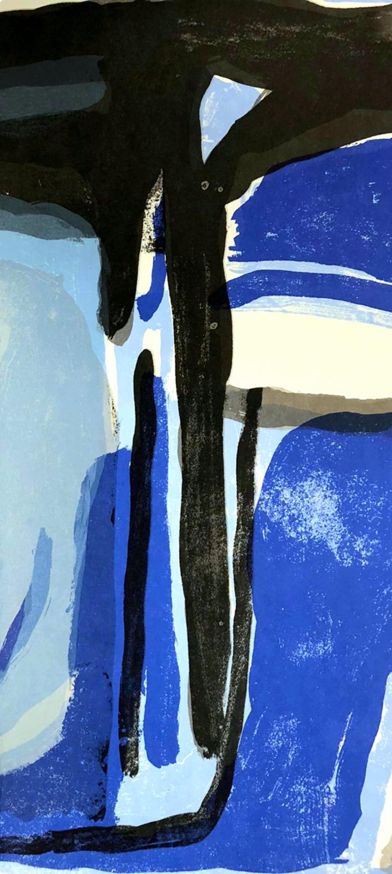 Geer Van Velde, Composition, Derrière le miroir, Limited Edition Lithograph