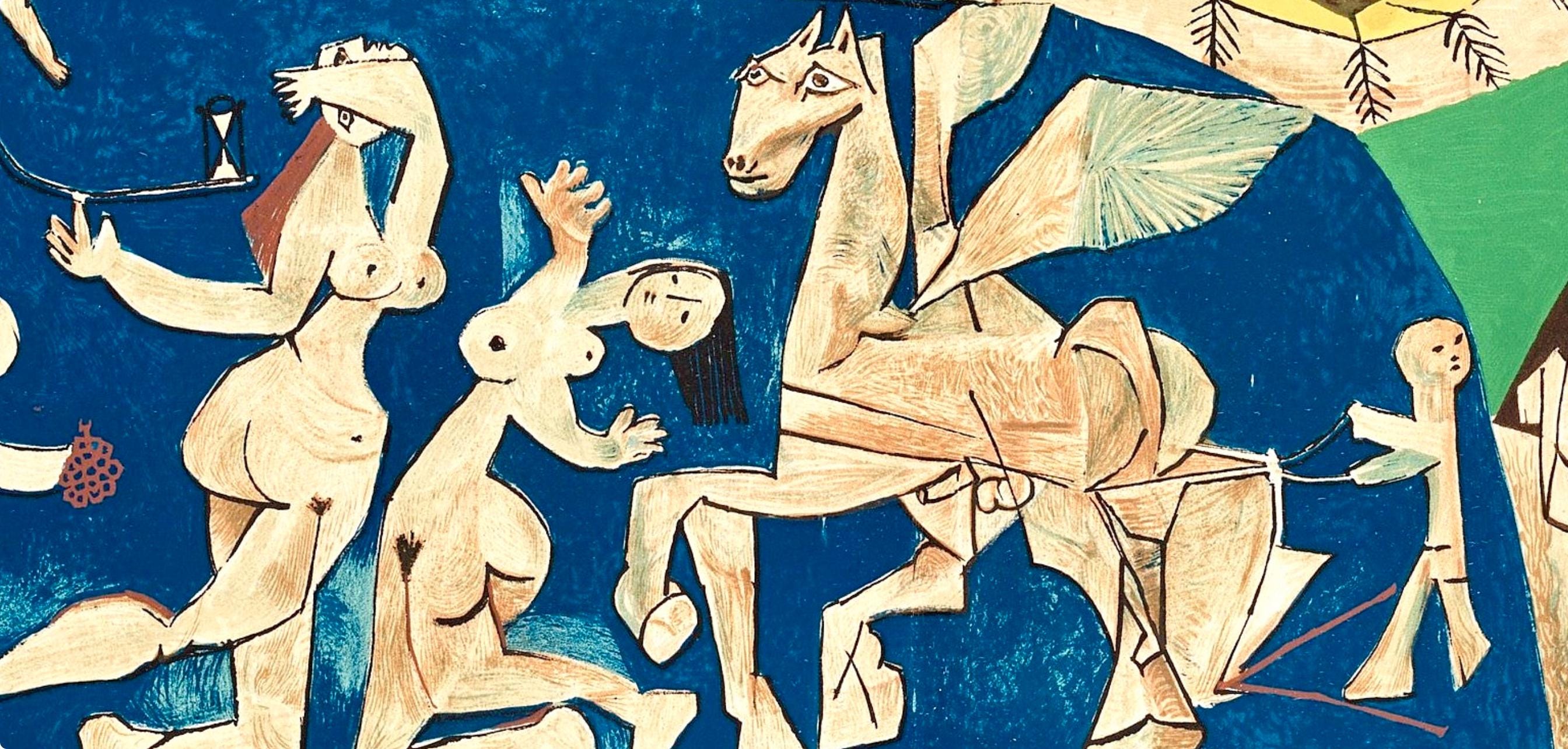 Pablo Picasso, Composition (Cramer 67; Bloch 748; Mourlot 245; Bloch, Books 66), La Guerre et la Paix, Limited Edition Lithograph