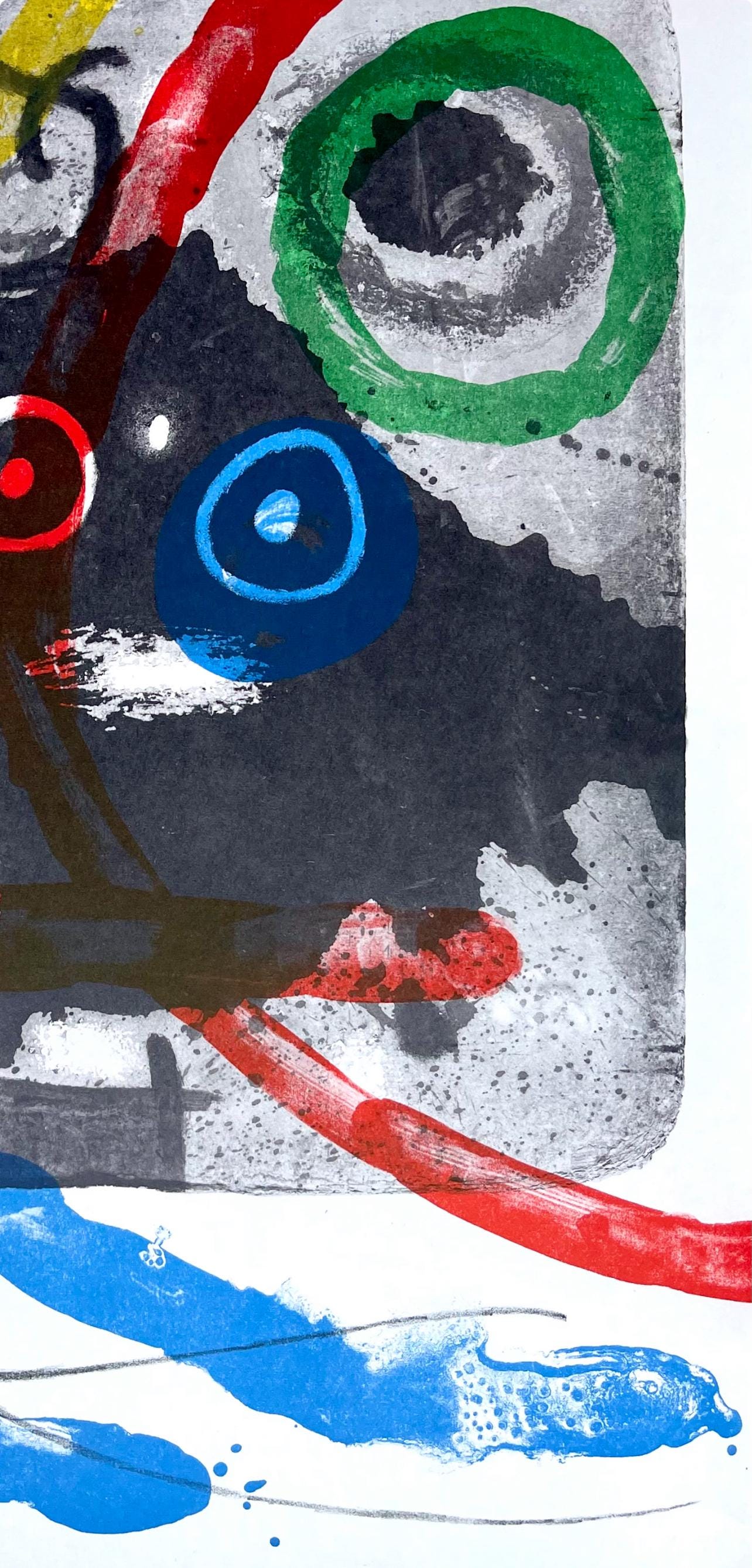 Joan Miró, Composition (Cramer 102; Mourlot 428-449), Derrière le miroir, Limited Edition Lithograph