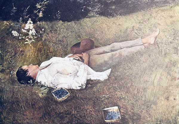 Andrew Wyeth, The Berry Picker, The Four Seasons, Limited Edition Lithograph