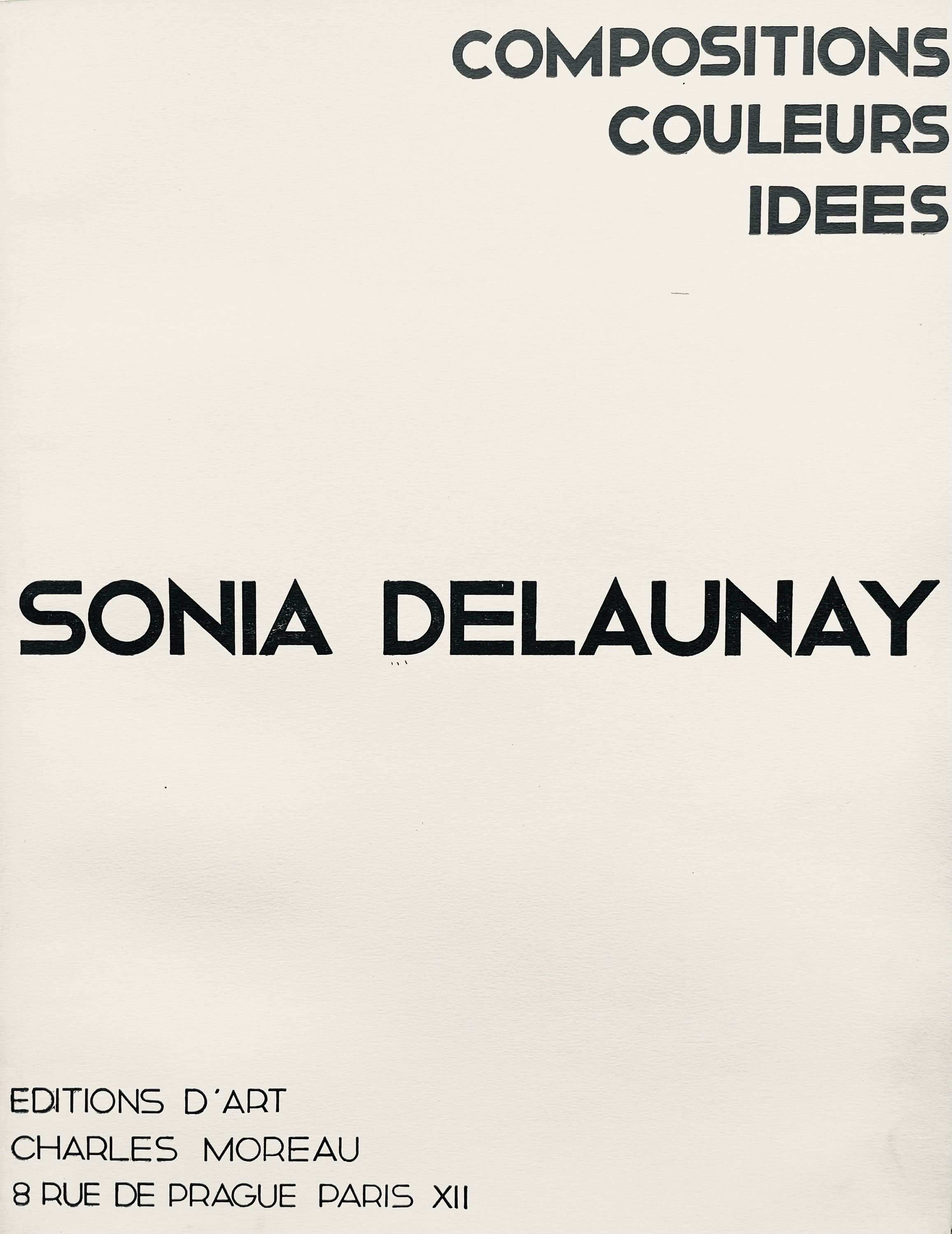 Sonia Delaunay, Planche No. 35, Compositions, couleurs, idées: Sonia Delaunay, Limited Edition Lithograph