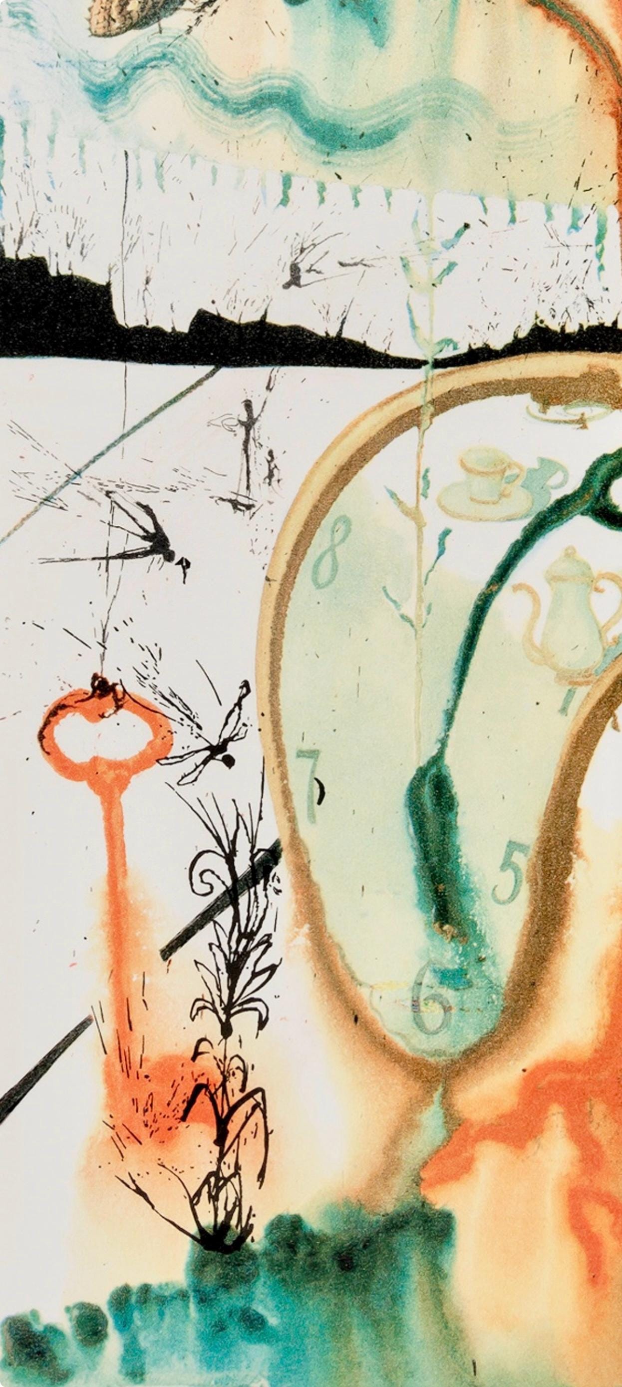Salvador Dalí, Composition (Field 69-5, A-M), Alice's Adventures in Wonderland, Limited Edition Héliogravure