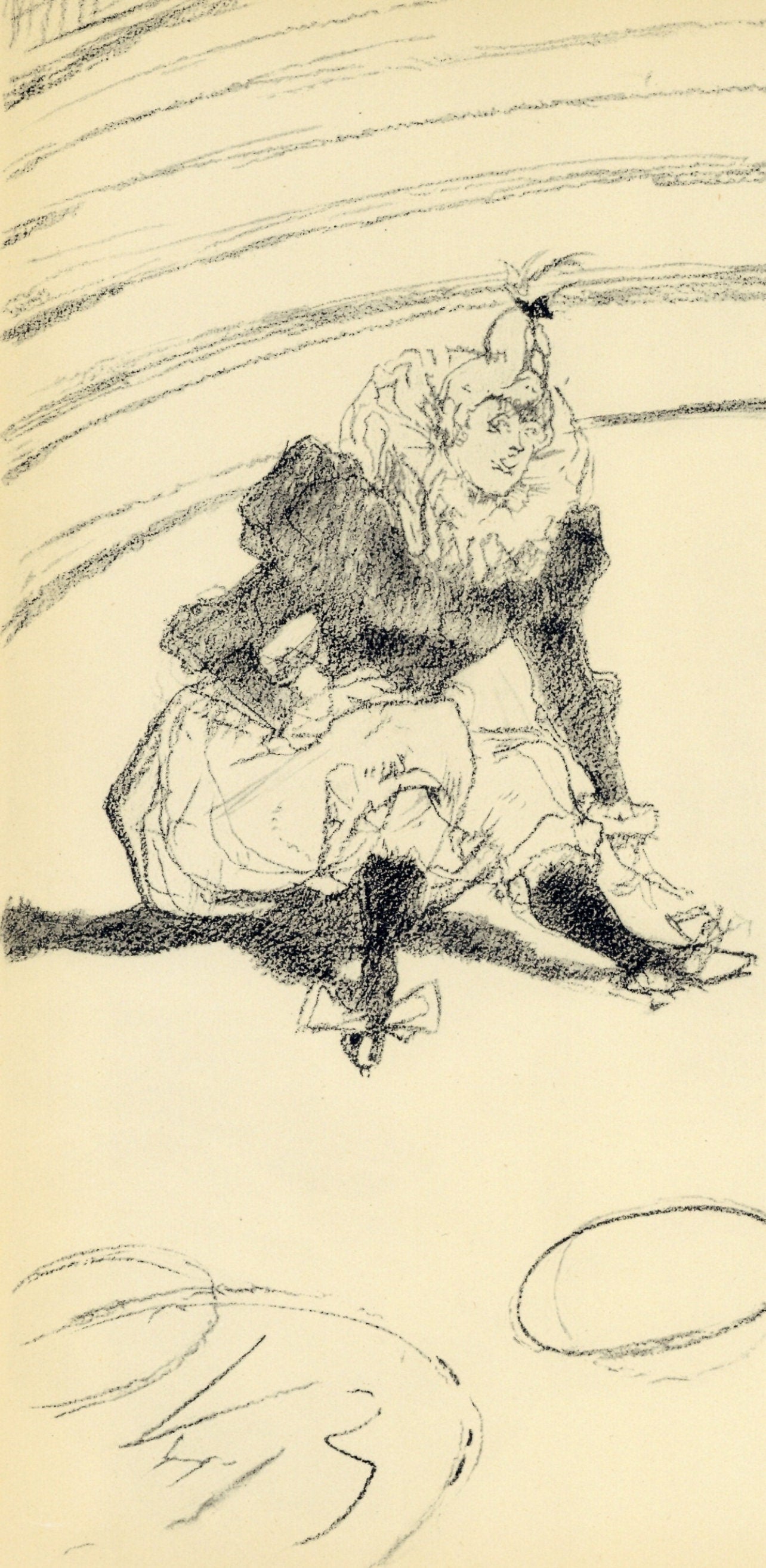 Henri de Toulouse-Lautrec, Clownesse et cochon, The Circus by Toulouse-Lautrec, Limited Edition Lithograph