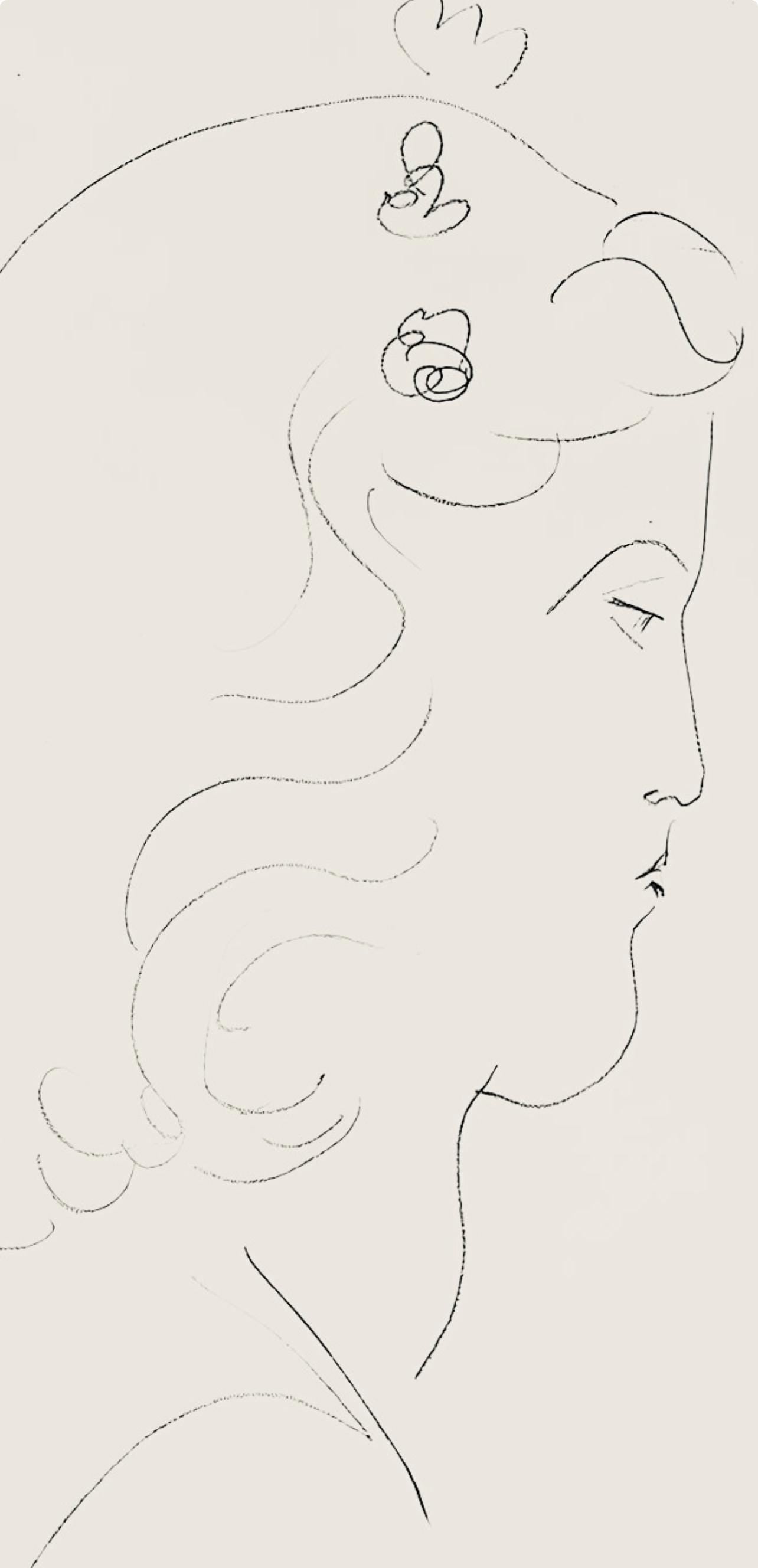 Henri Matisse, Série O, var. 14 (Duthuit 9), Henri Matisse, Dessins, Thèmes et variations, Limited Edition Lithograph