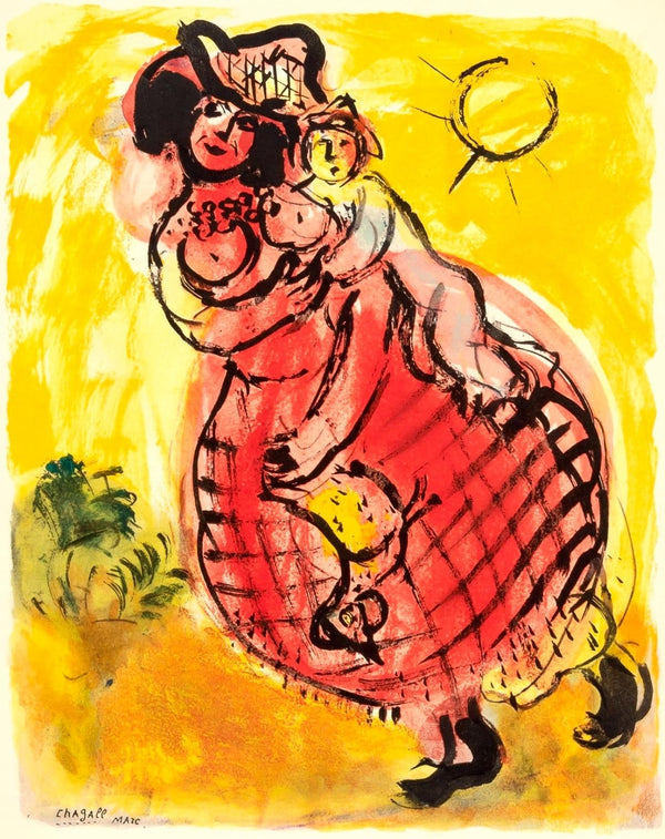 Marc Chagall, Composition, Couleur amour, Limited Edition Lithograph