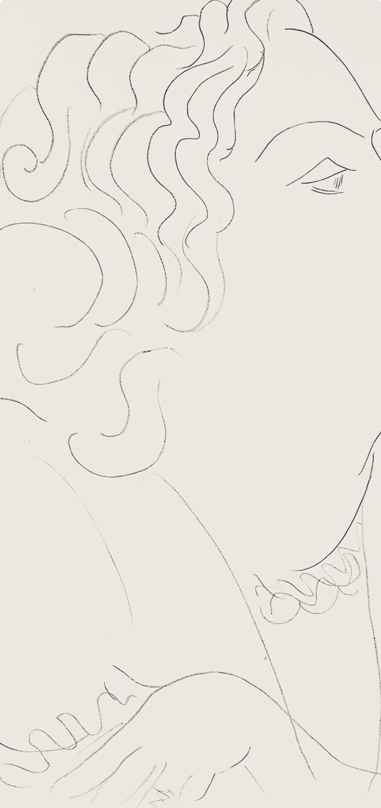 Henri Matisse, Série O, var. 3 (Duthuit 9), Henri Matisse, Dessins, Thèmes et variations, Limited Edition Lithograph