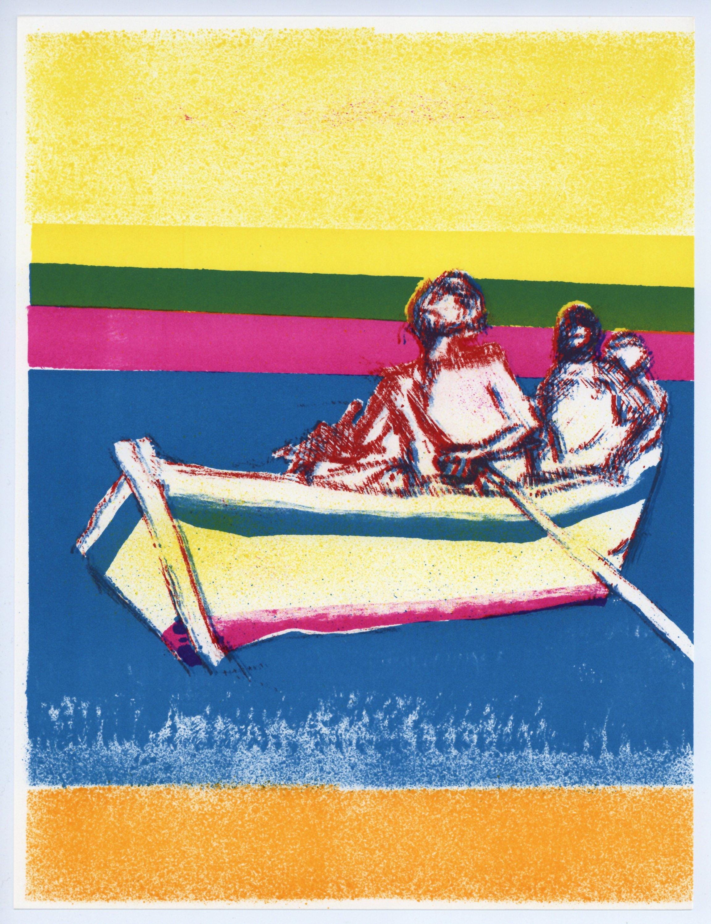 Paul Guiramand, Composition, L'Odyssée, Limited Edition Lithograph