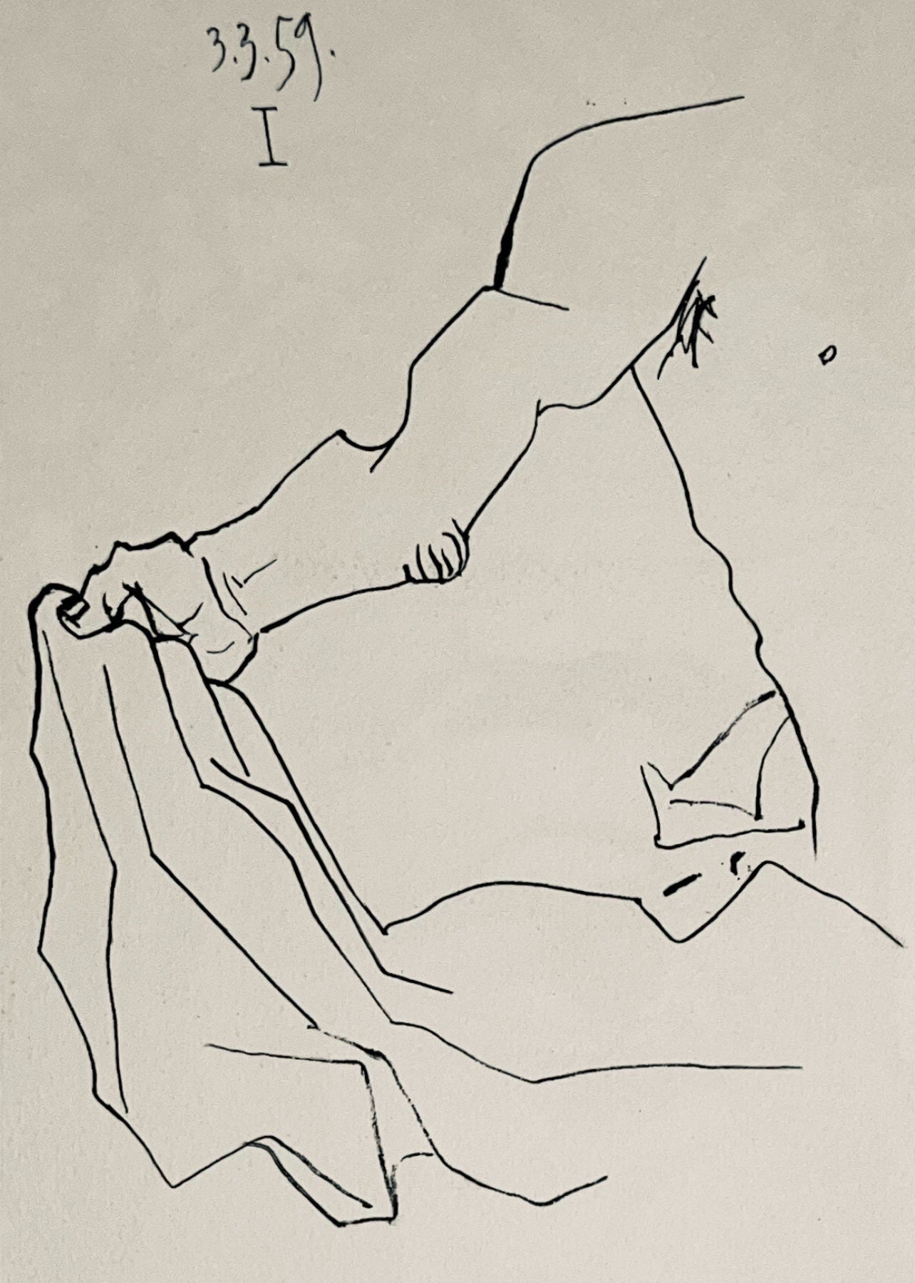 Pablo Picasso, Composition (Bloch 1276; Czwiklitzer 23), Toros y Toreros, Limited Edition Lithograph
