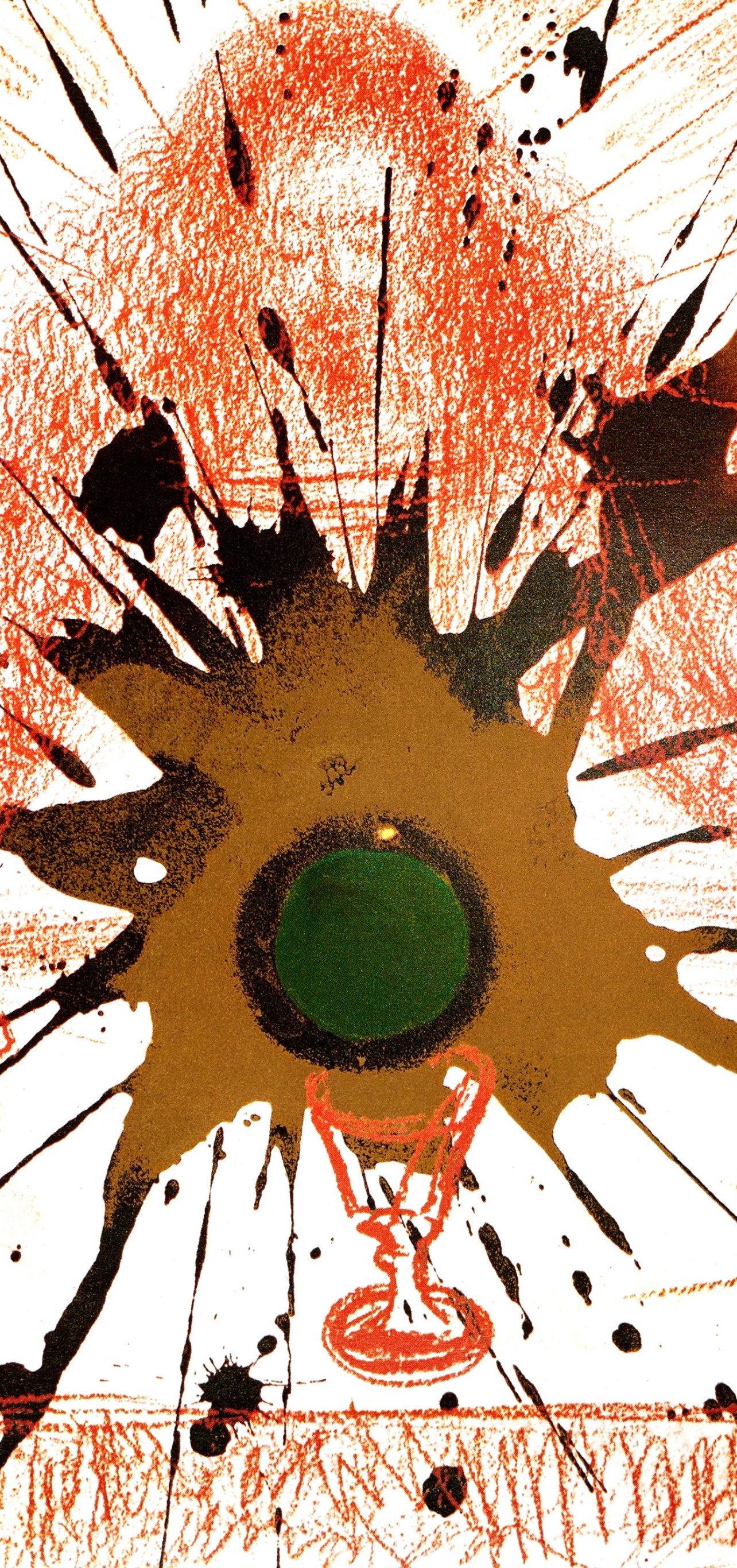 Salvador Dali, Composition (Michler/Löpsinger 1600; Field 69-3), Biblia Sacra, Limited Edition Lithograph