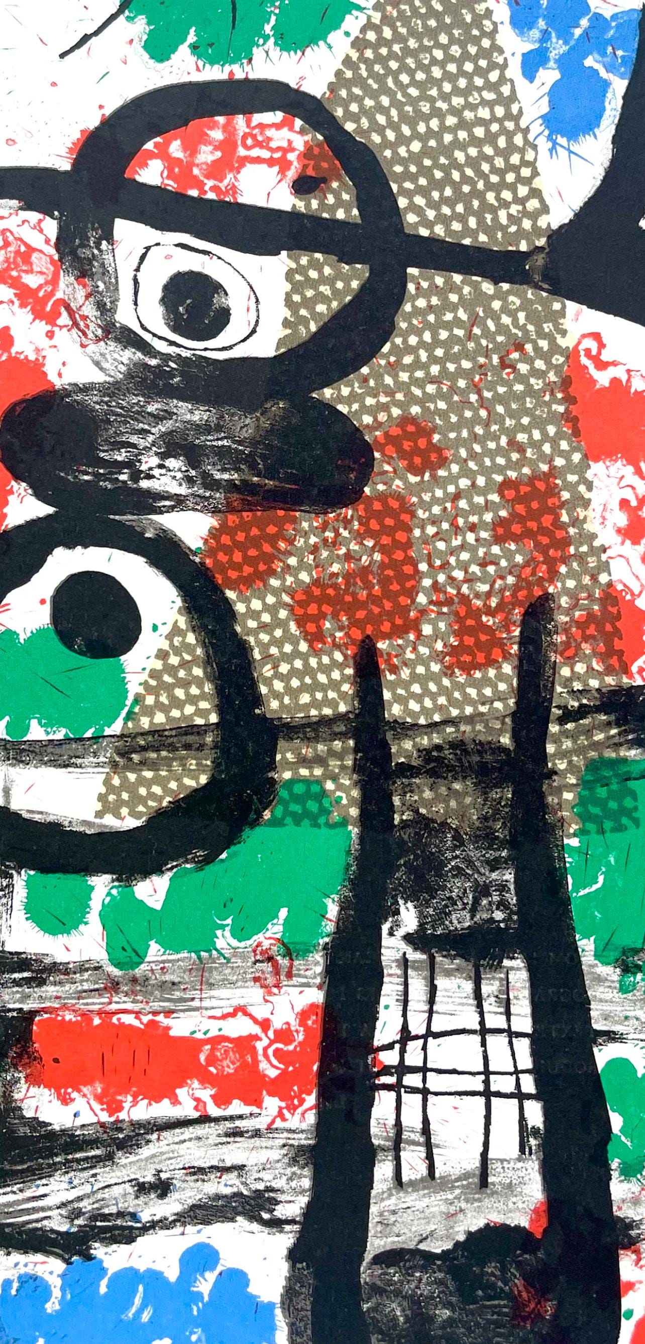 Joan Miró, Composition (Cramer 70; Mourlot 316), Derrière le miroir, Limited Edition Lithograph