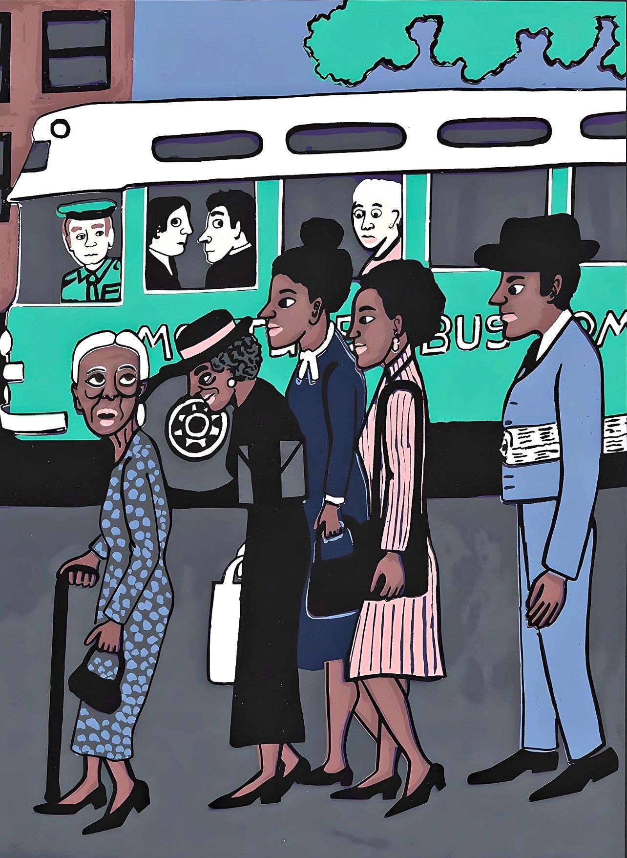 Faith Ringgold, Montgomery Bus Boycott, Letter from Birmingham City Jail, Limited Edition Silkscreen
