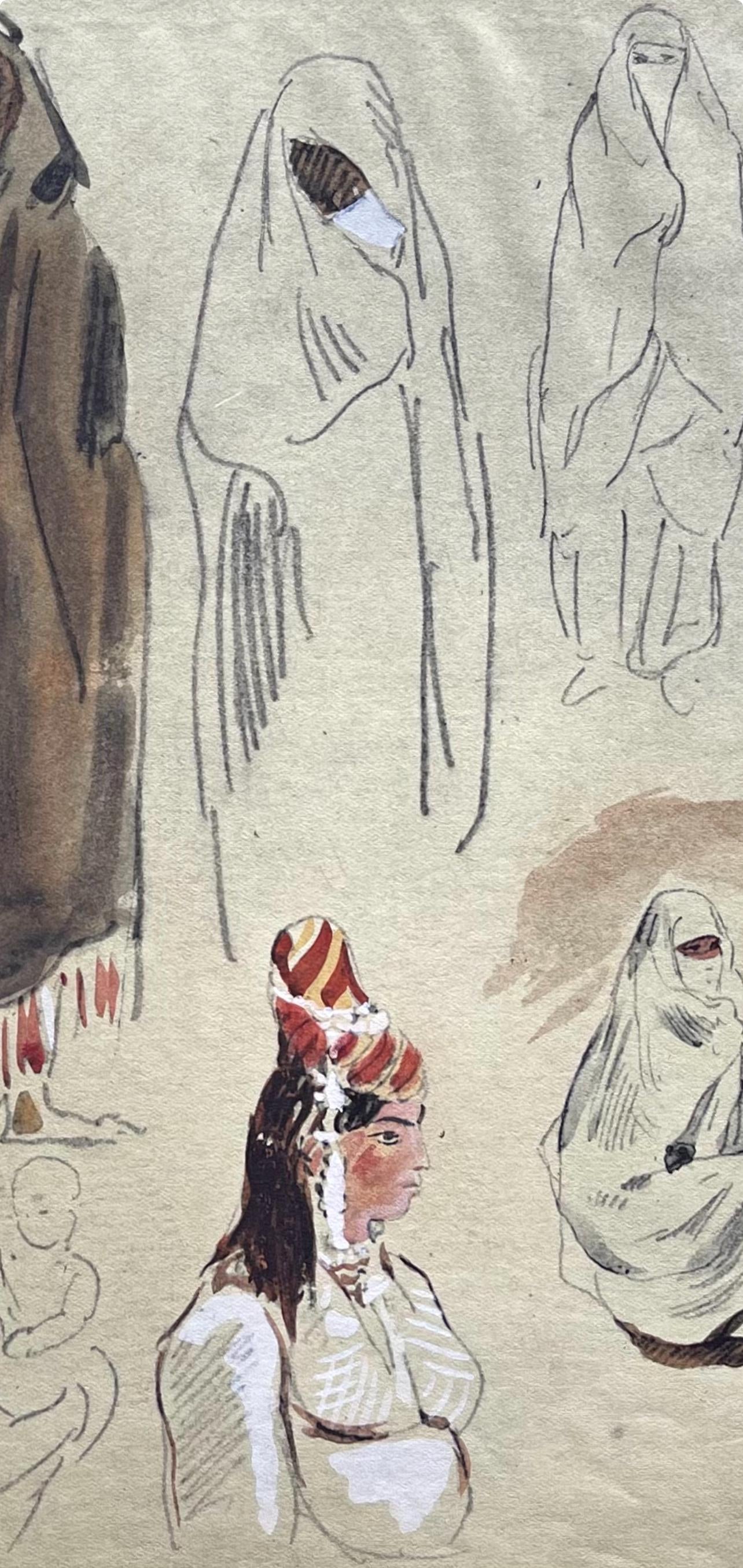 Eugène Delacroix, Composition, Trente et un Dessins et Aquarelles du Maroc, Limited Edition Lithograph