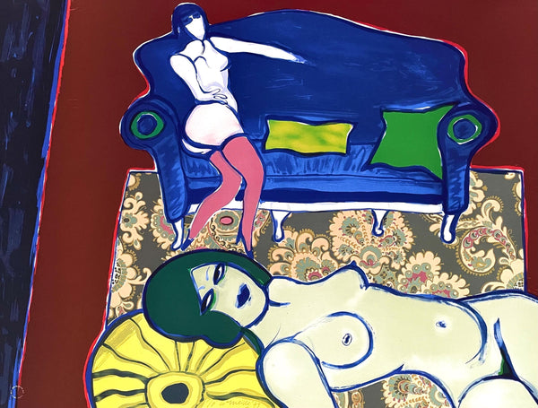 Guillaume Cornelis van Beverloo, Corneille, Le Divan Bleu, Limited Edition Lithograph