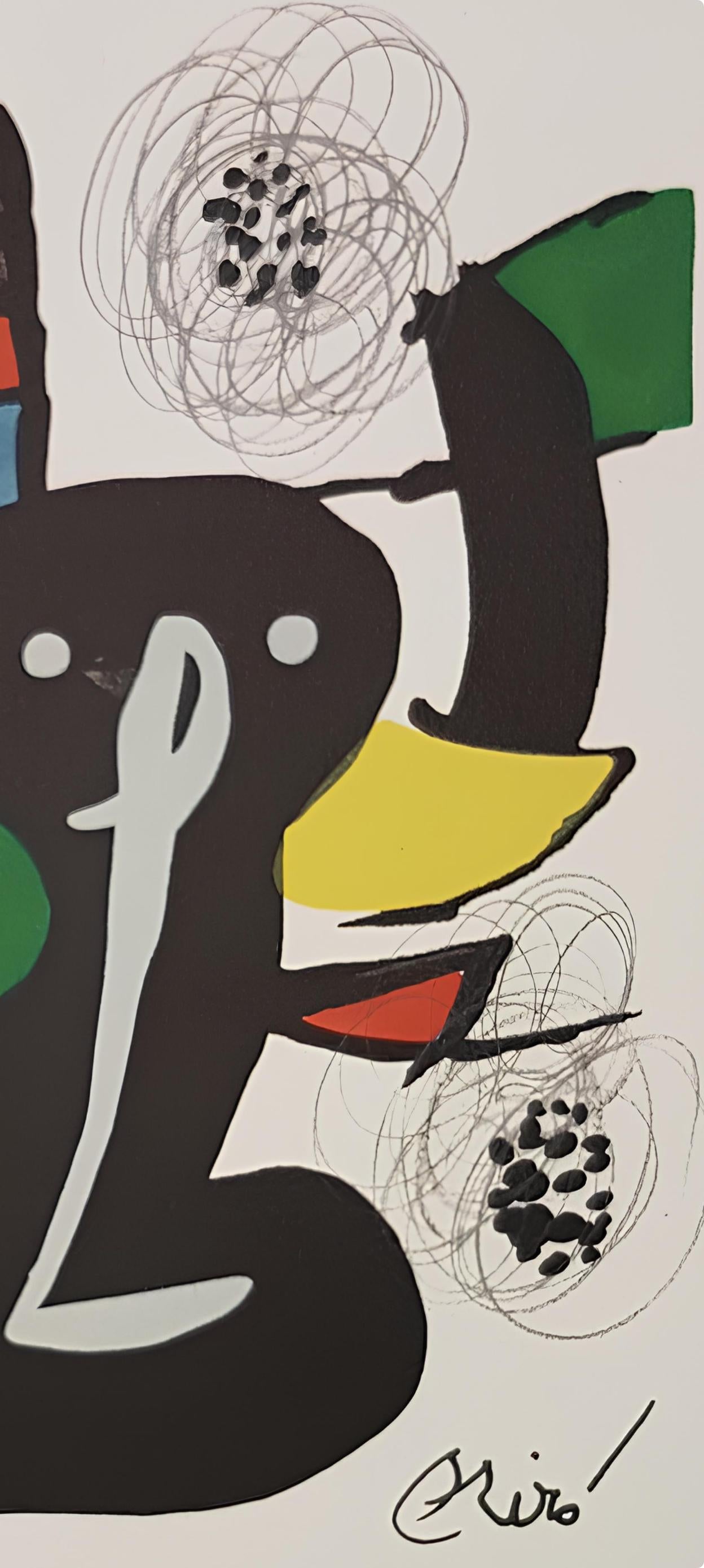 Joan Miró, Composition (Mourlot 1212-1225; Cramer 248), La mélodie acide, Limited Edition Lithograph