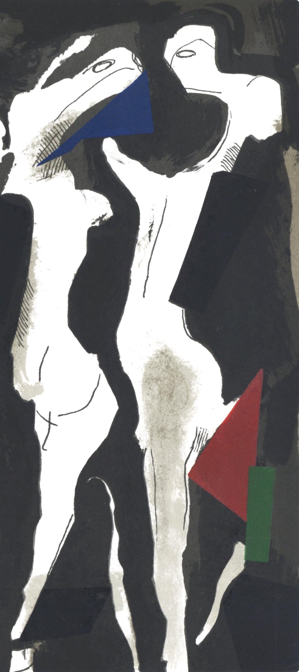 Marino Marini, Composition (Guastalla/Schulz-Hoffman, L-R), XXe siècle, Limited Edition Lithograph