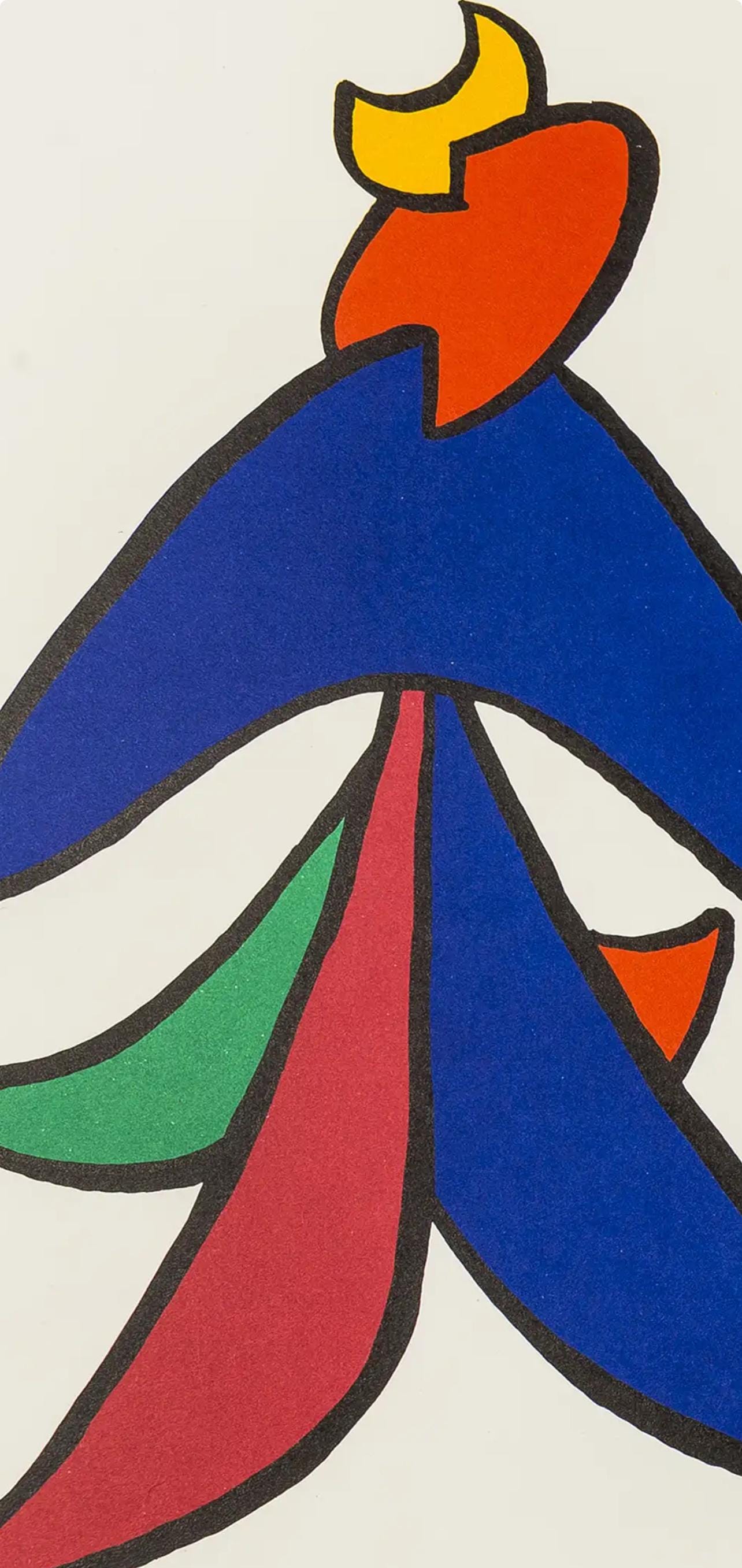 Alexander Calder, Composition, Derrière le miroir, Limited Edition Lithograph