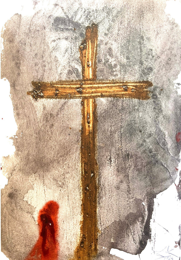 Salvador Dali, Composition (Michler/Löpsinger 1600; Field 69-3), Biblia Sacra, Limited Edition Lithograph