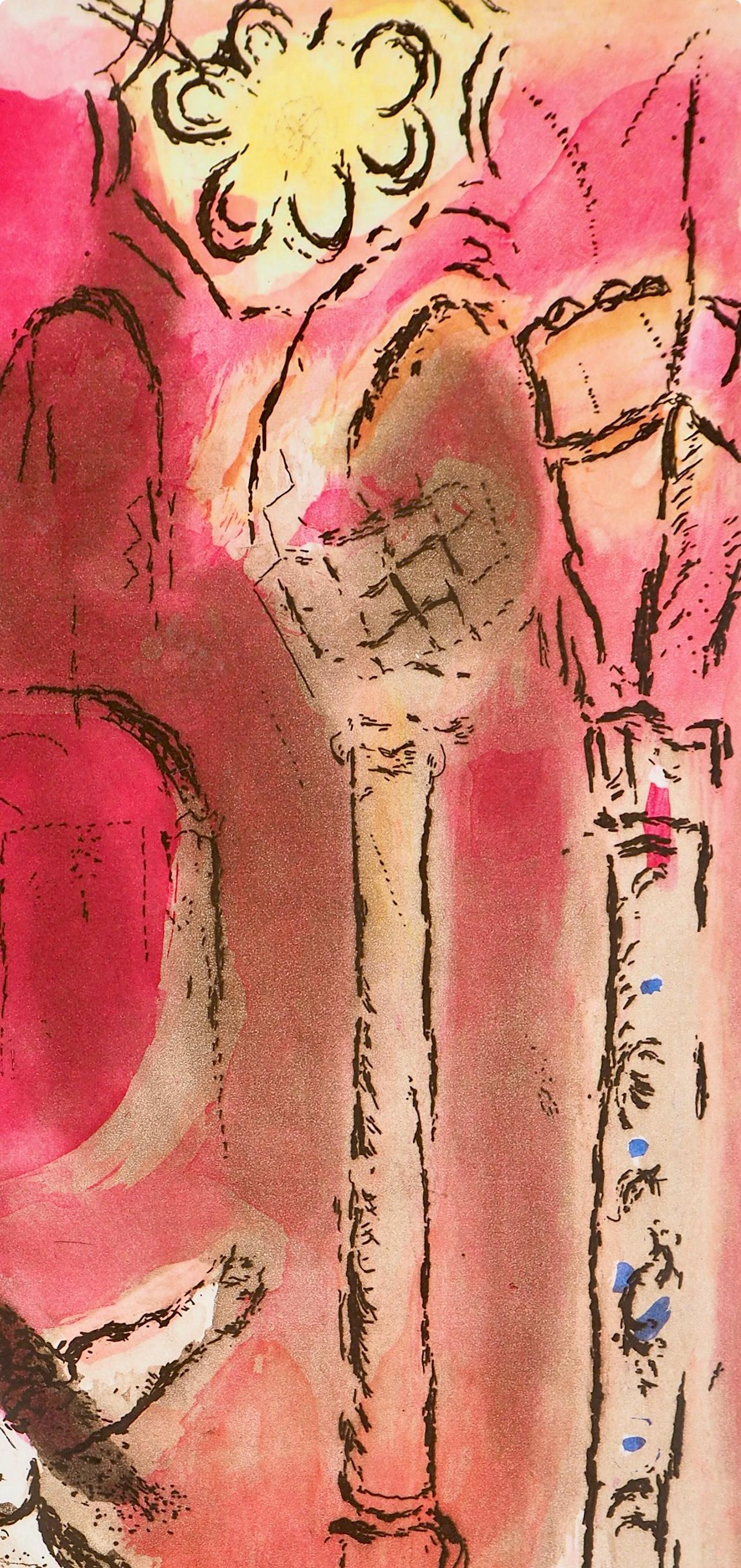 Marc Chagall, Grenade (Cramer 51; Kornfeld 121), Paroles peintes I, Limited Edition Etching
