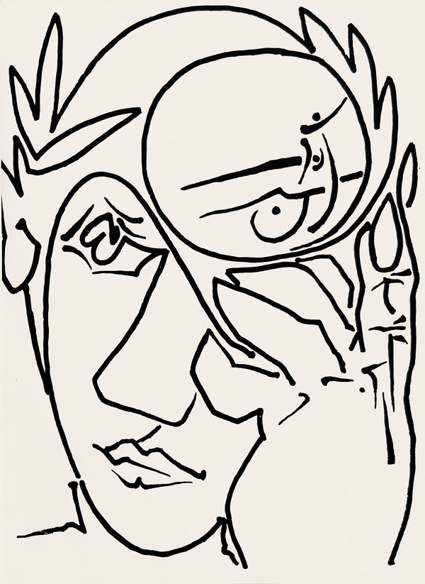 Françoise Gilot, Composition, Pouvoir tout dire, poèmes, illustrés par Françoise Gilot, Limited Edition Lithograph