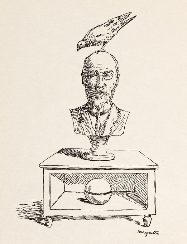 René Magritte, Composition, Dix dessins de René Magritte, Limited Edition Lithograph